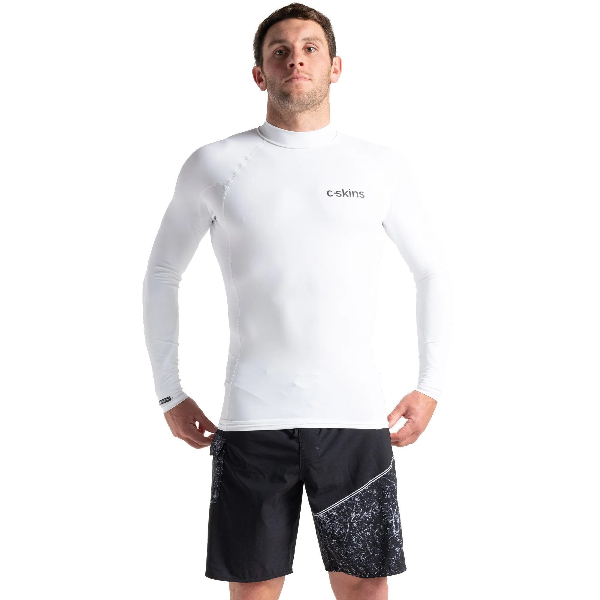 C-Skins UV Skins Men's Long Sleeve Crew Neck Rash Vest