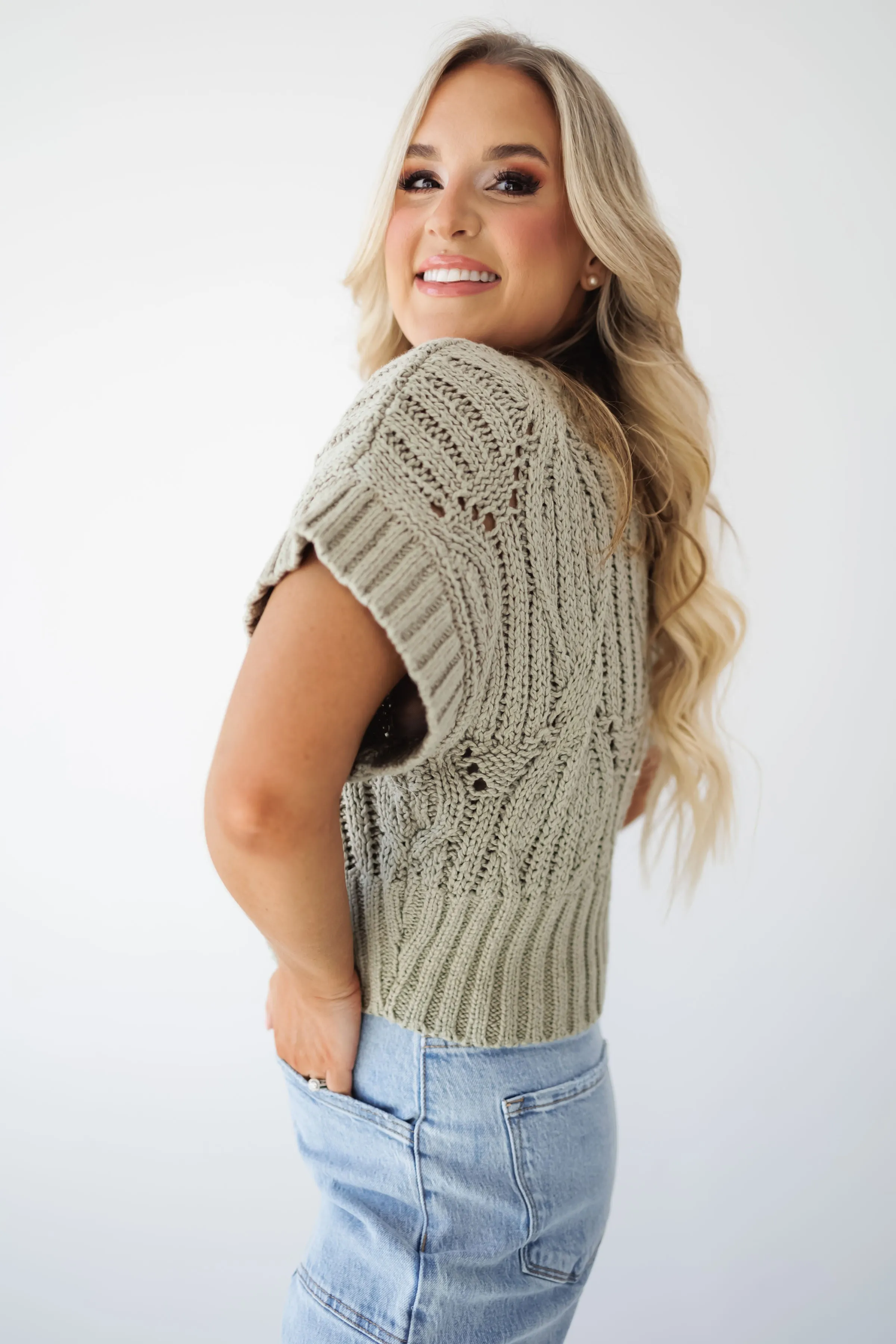 Cali Sweater-Olive