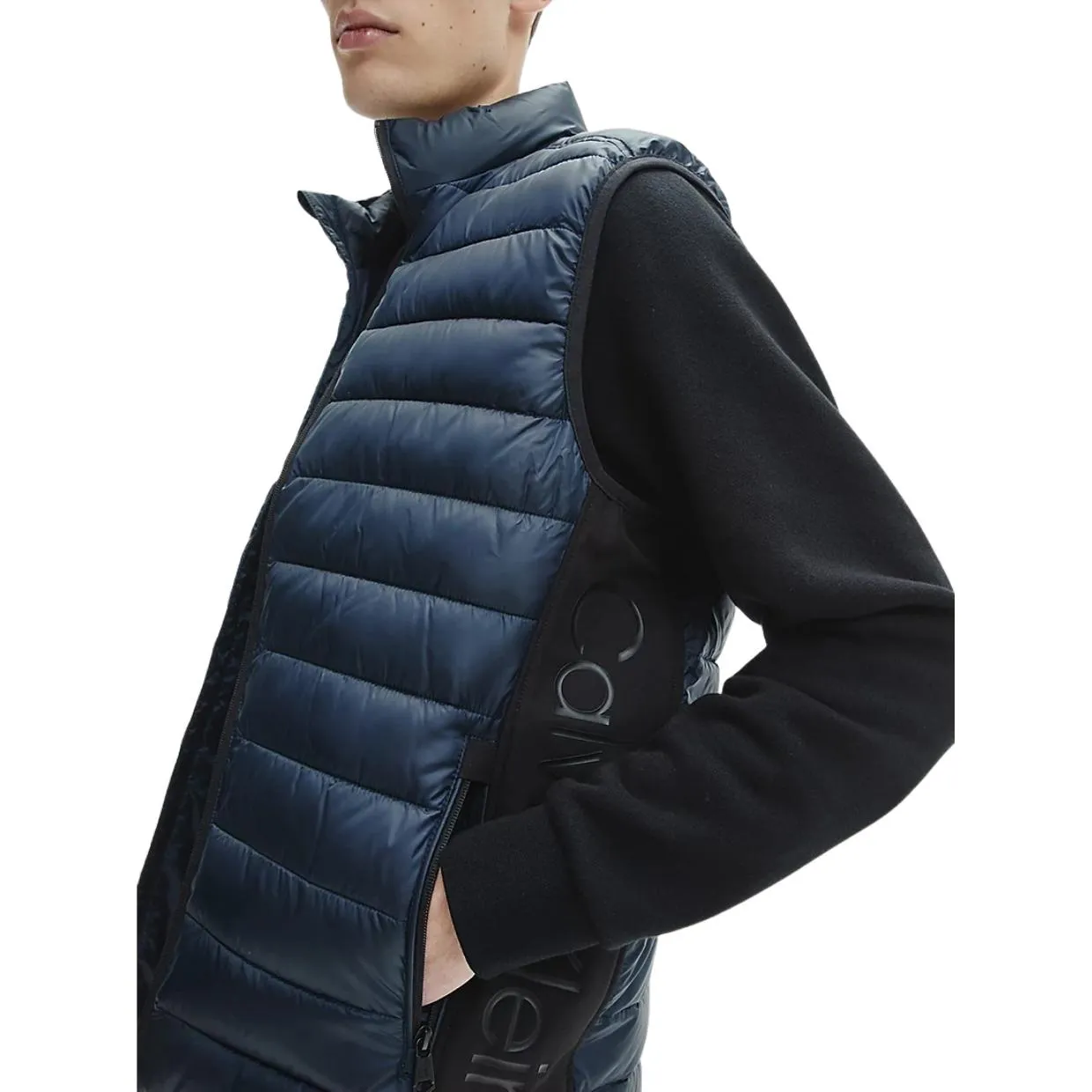 Calvin Klein Navy Lightweight Puffer Gilet