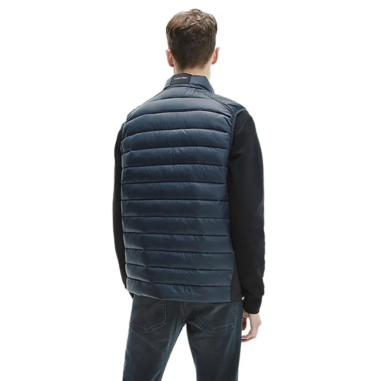 Calvin Klein Navy Lightweight Puffer Gilet