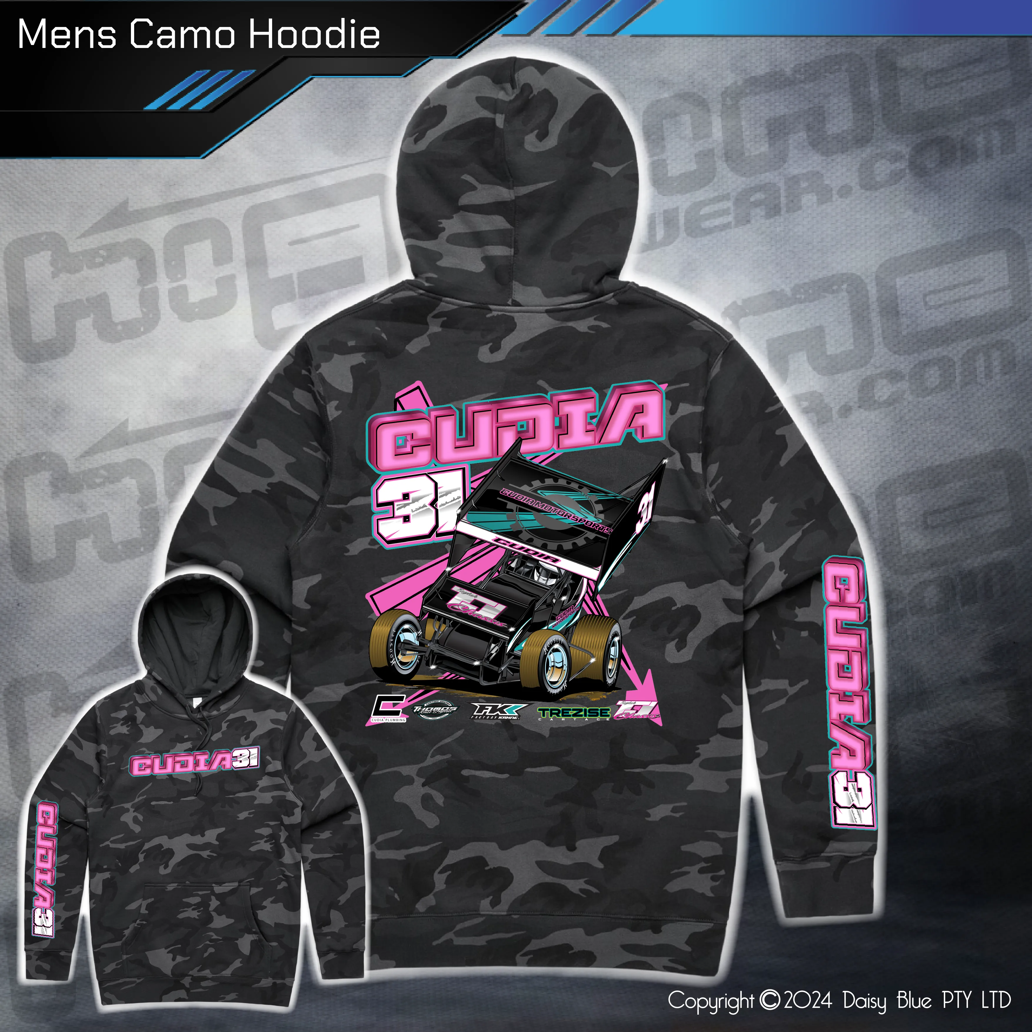 Camo Hoodie - Brady Cudia