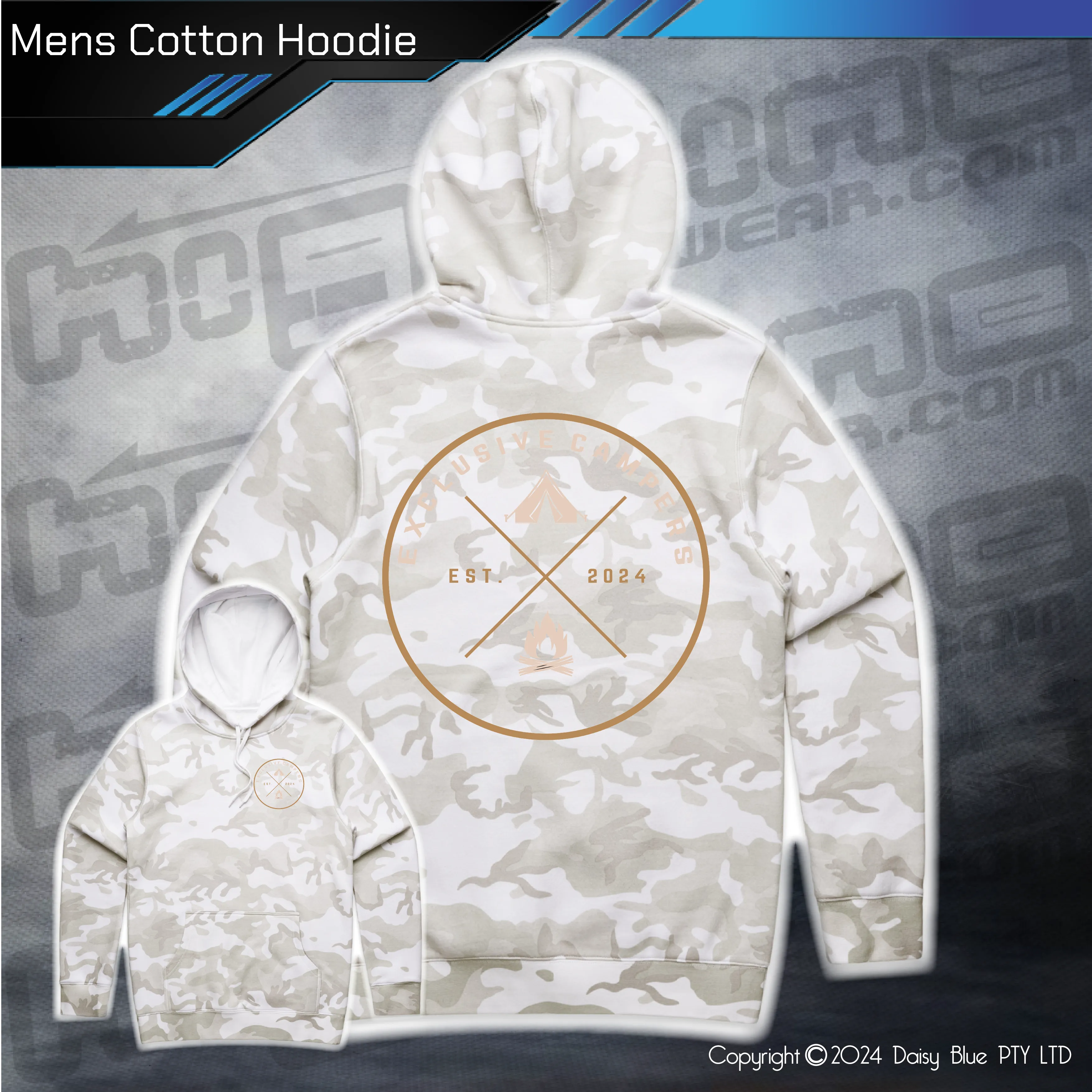 Camo Hoodie - Exclusive Campers