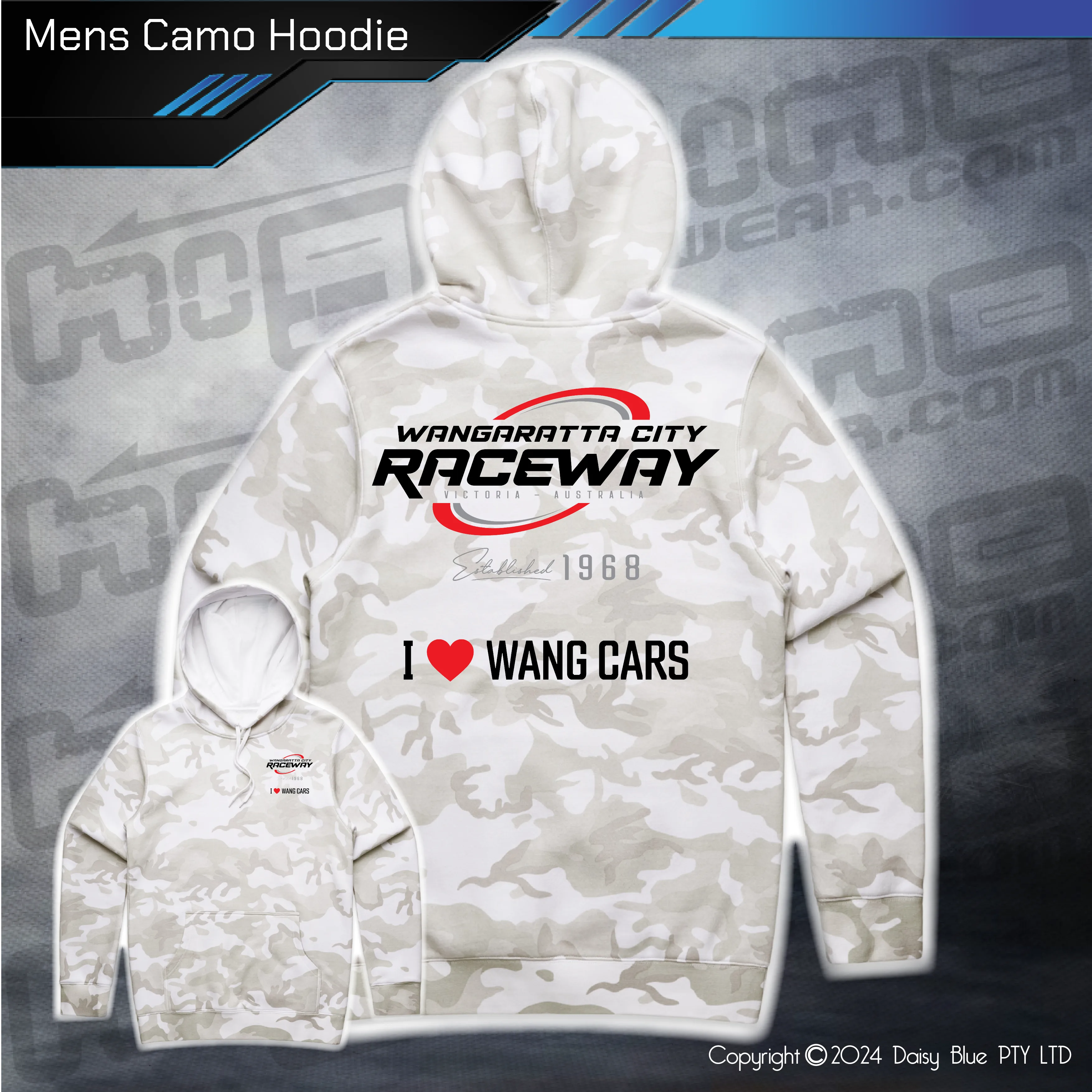 Camo Hoodie - Wangaratta City Raceway