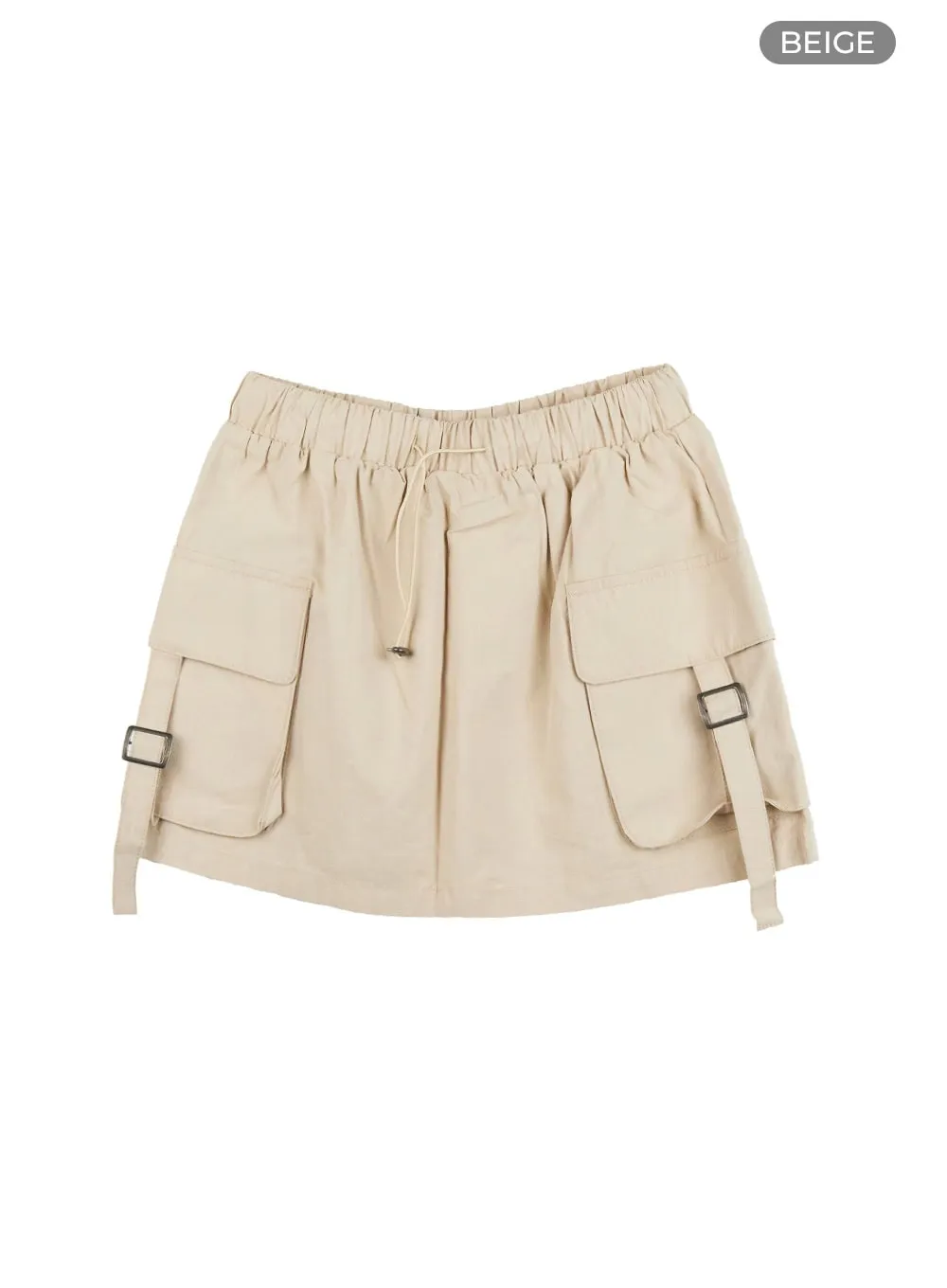 Cargo Banded Mini Skirt OL408