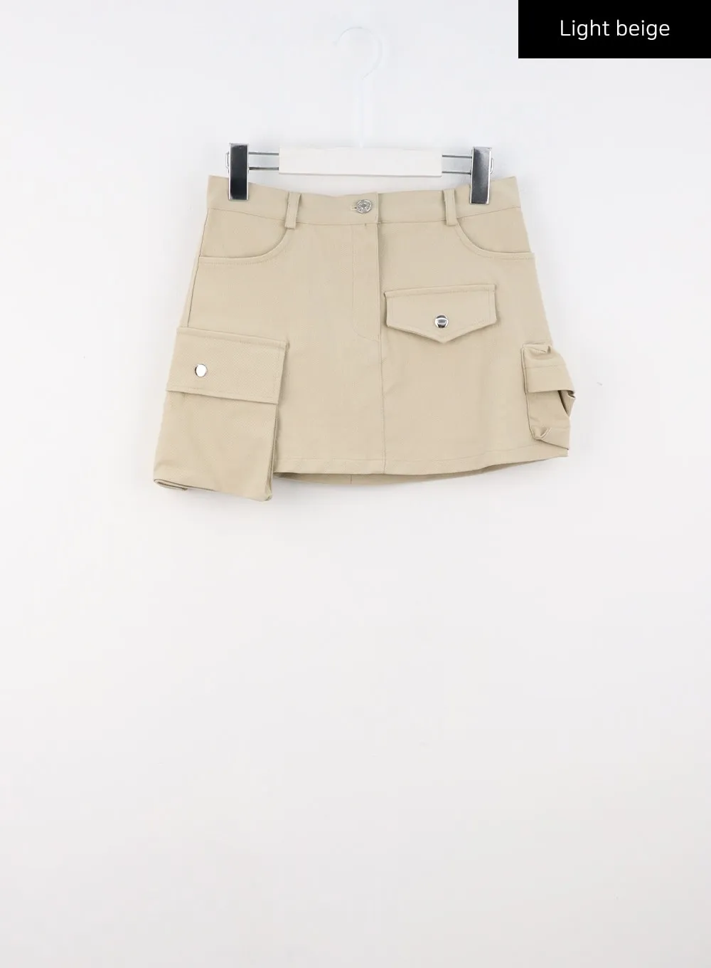 Cargo Pocketed Mini Skirt CS312