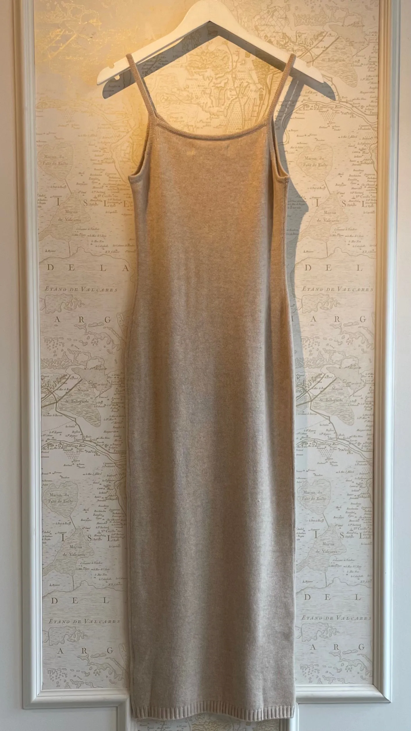 Cashmere V-Neck Tank Dress