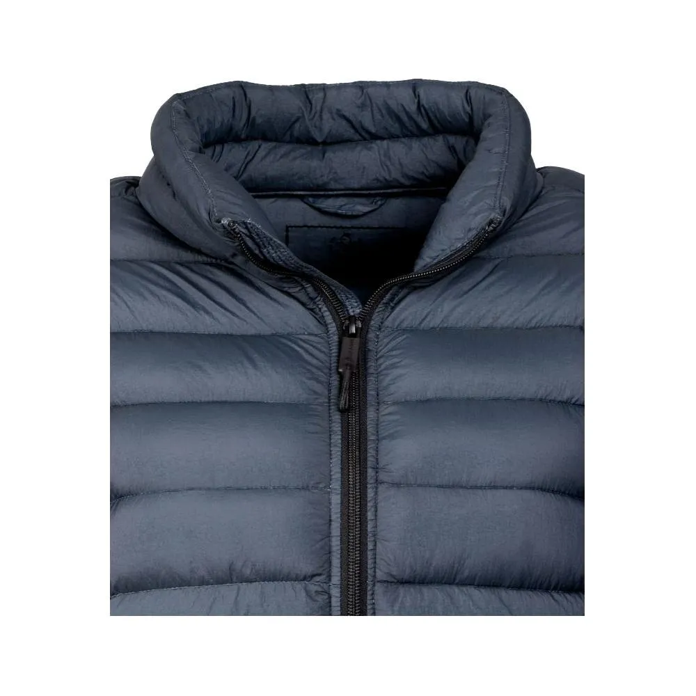 Centogrammi Chic Blue Padded Zip Vest for Men