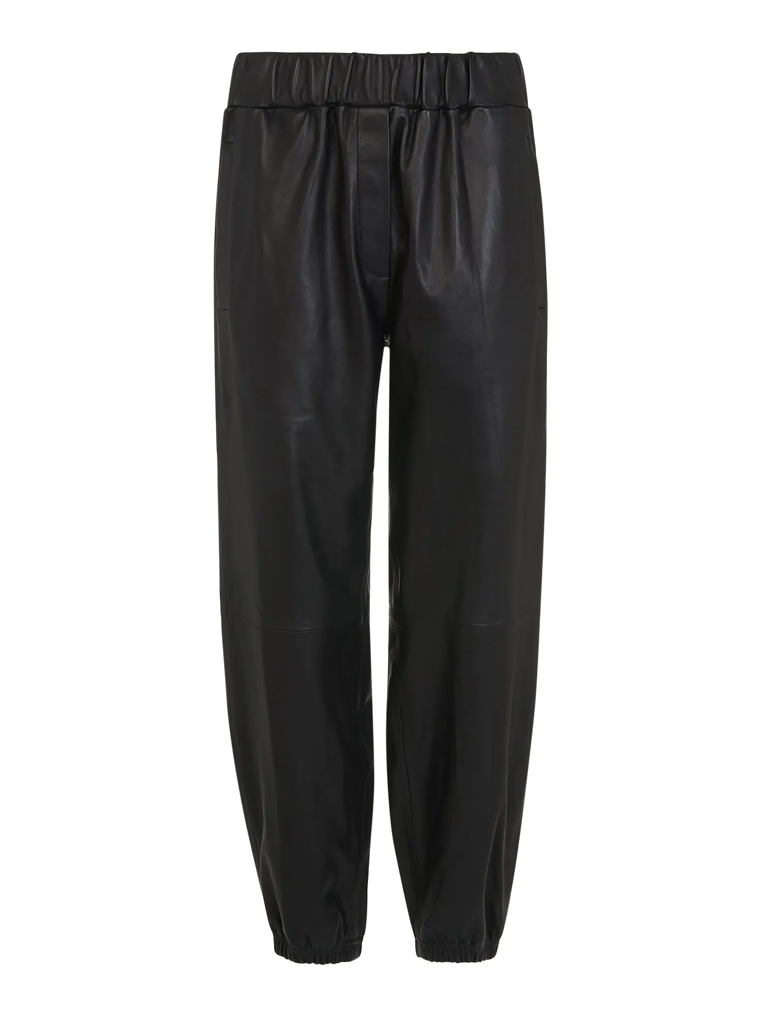 Charlie Leather Cuffed Trousers