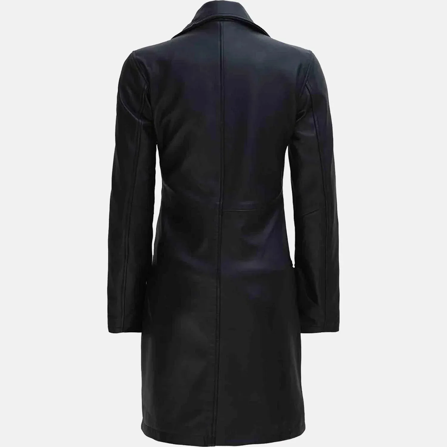 Classic Chic Genuine Leather Coat