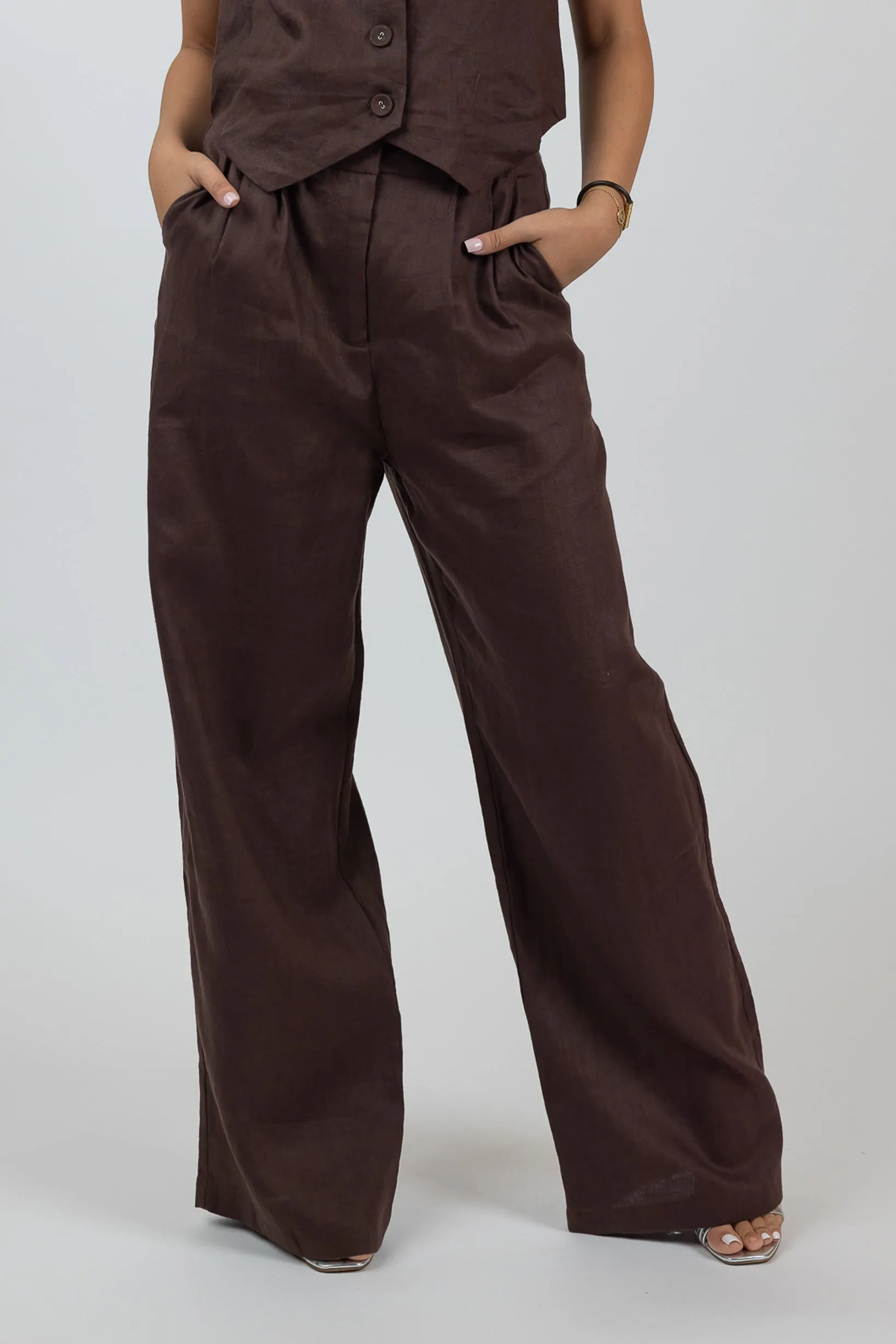 Coco 100%  Linen Pants