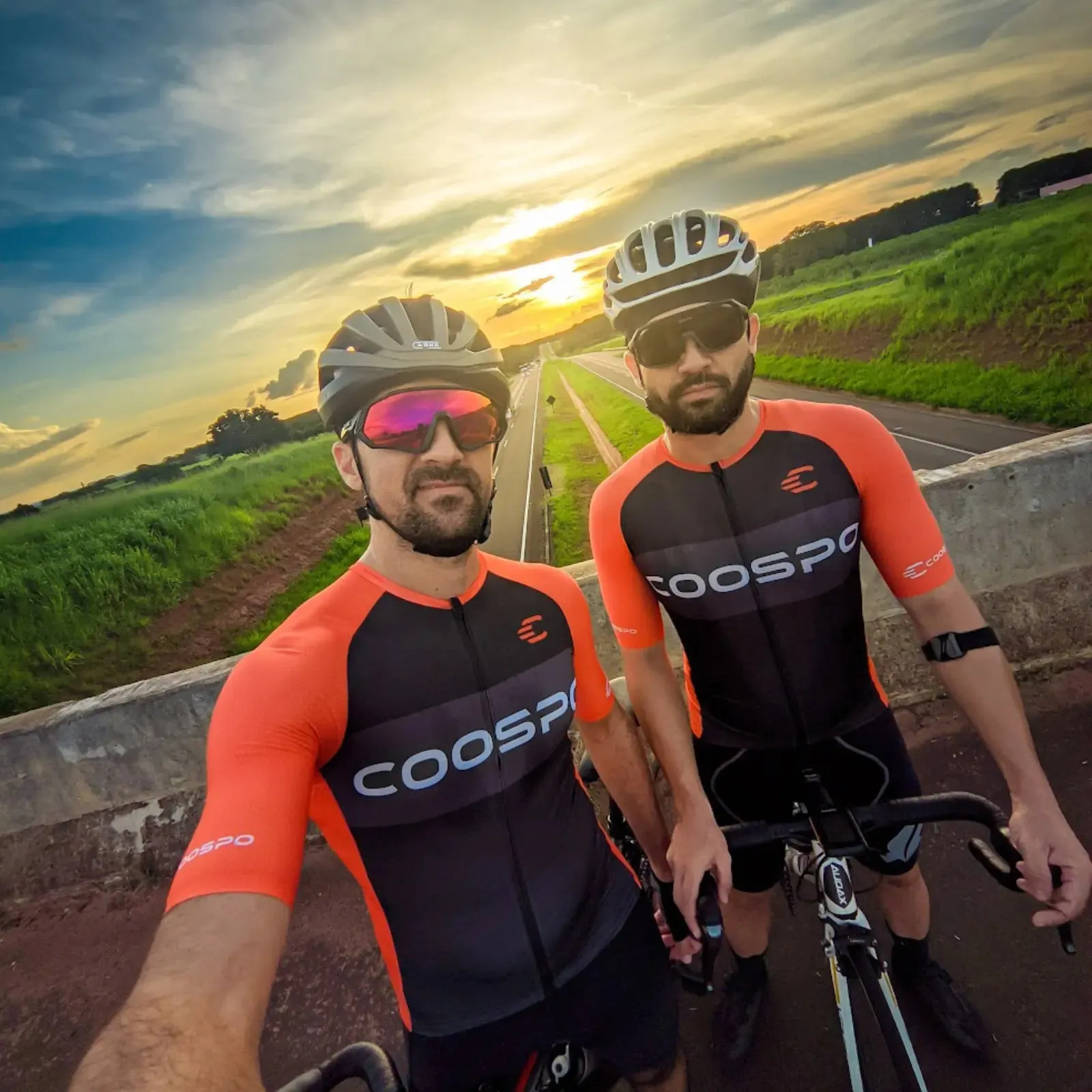 Coospo Man Cycling Jersey Short Sleeve Road Bike Shirt