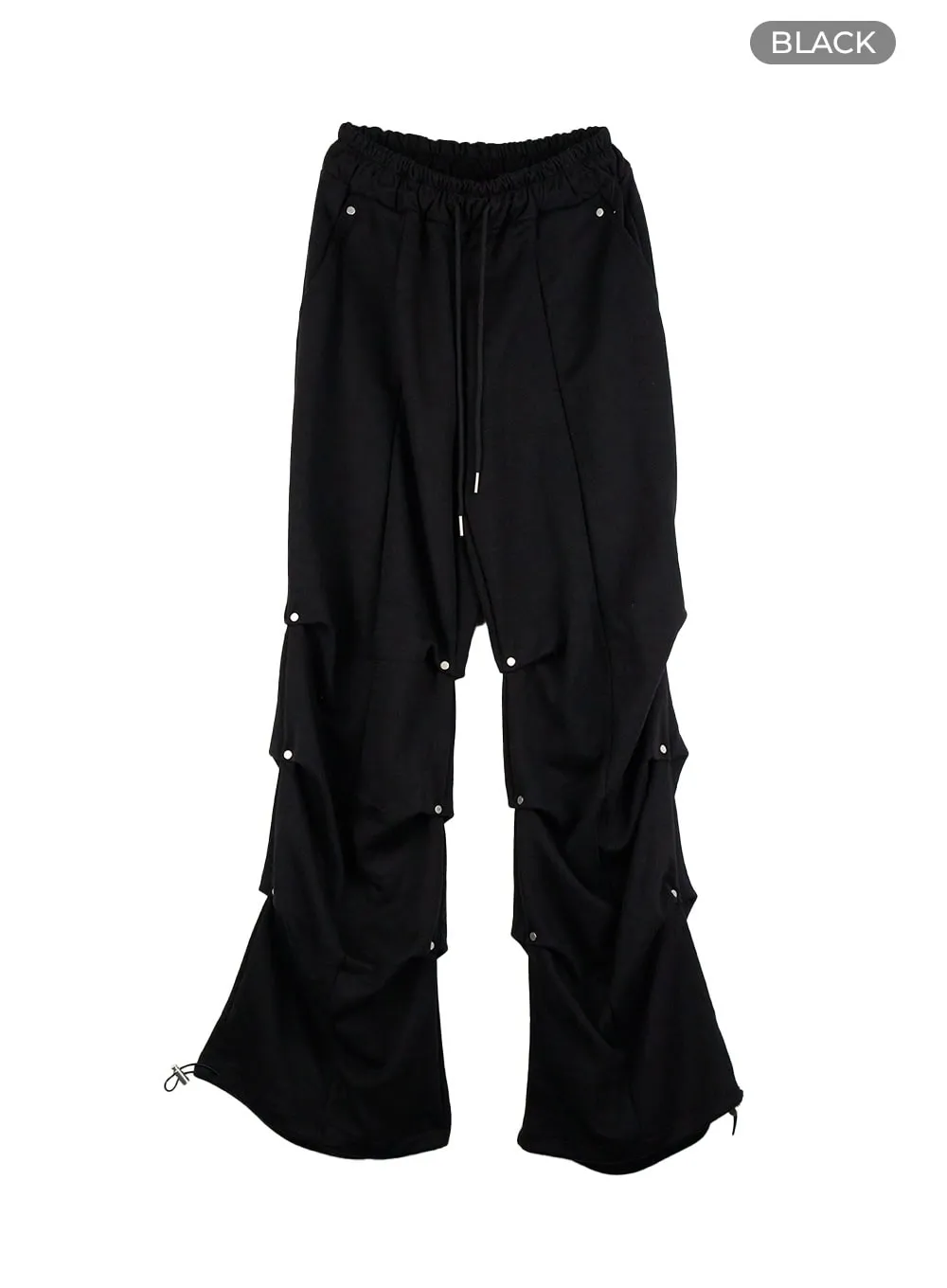 Cotton Pintuck Banded Sweatpants CS405