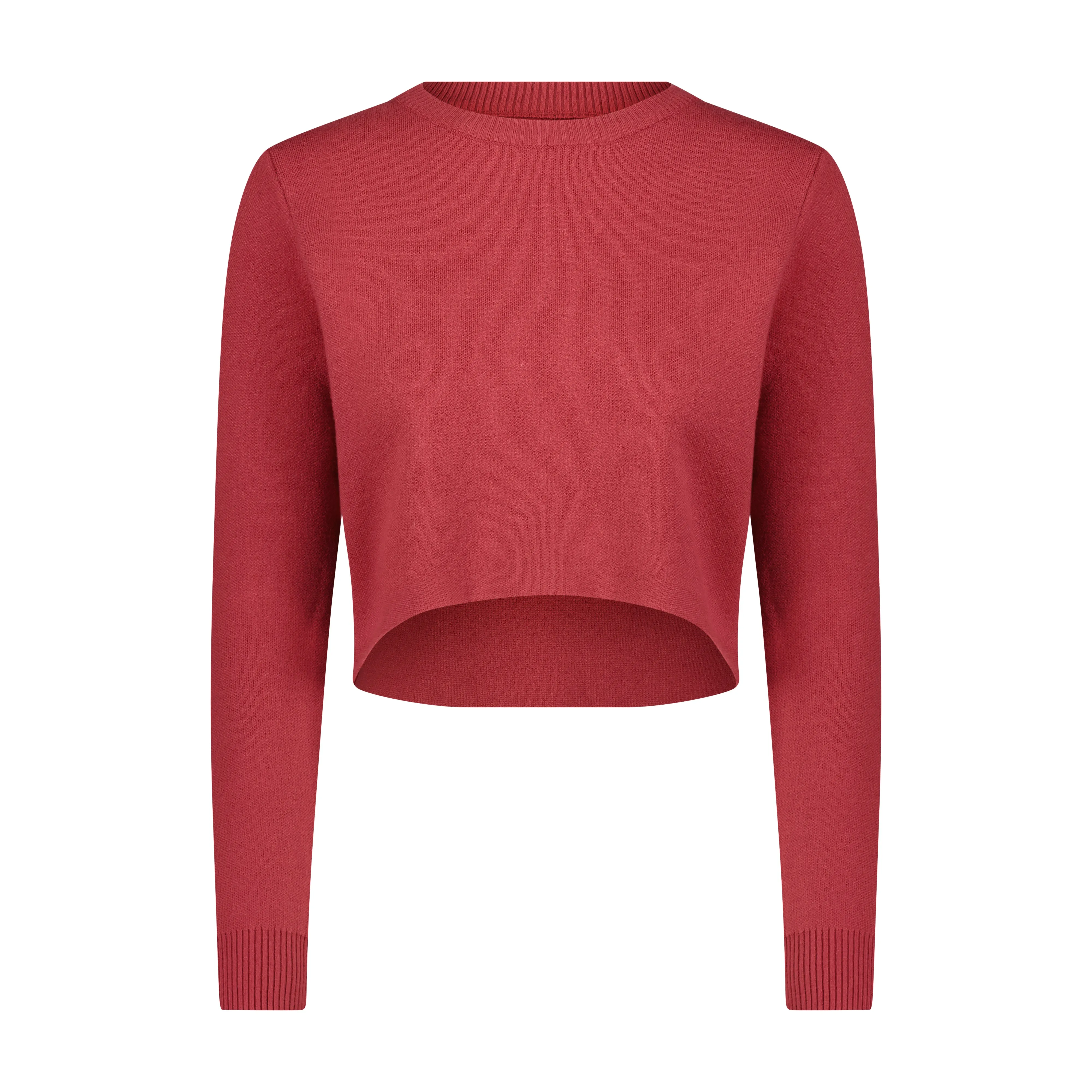 Crop Sweater- Berry