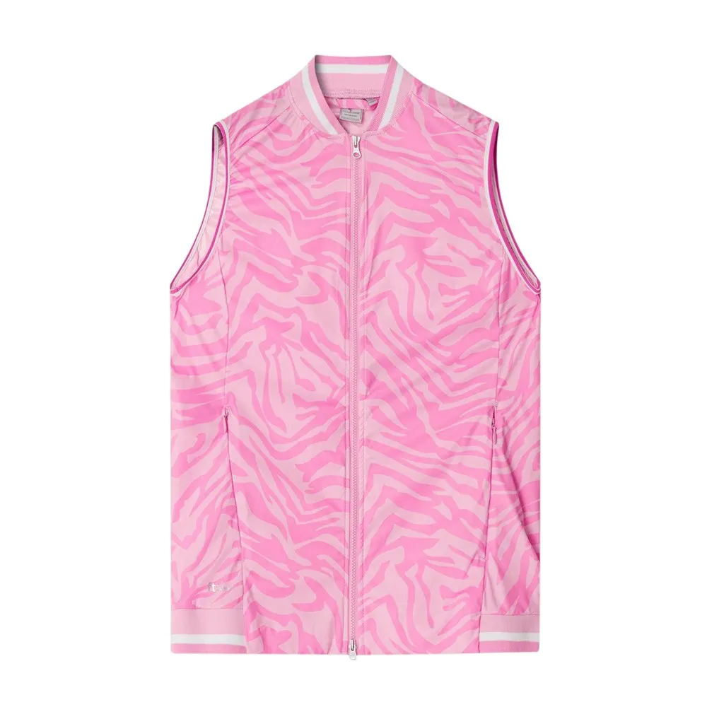 Cross Women's Storm Golf Vest - Pink Zebra