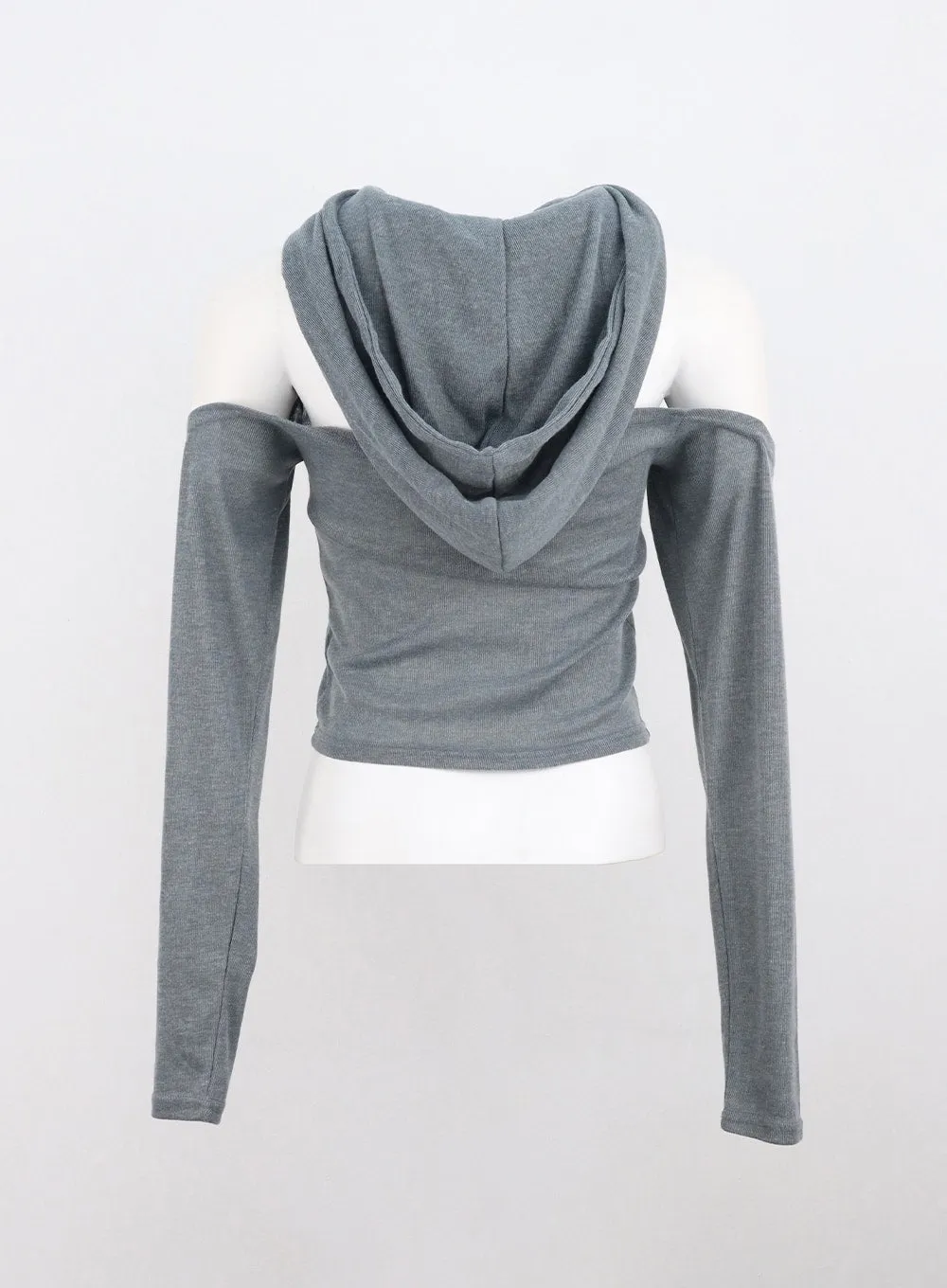 Cut-Out Long Sleeve Hoodie CO330