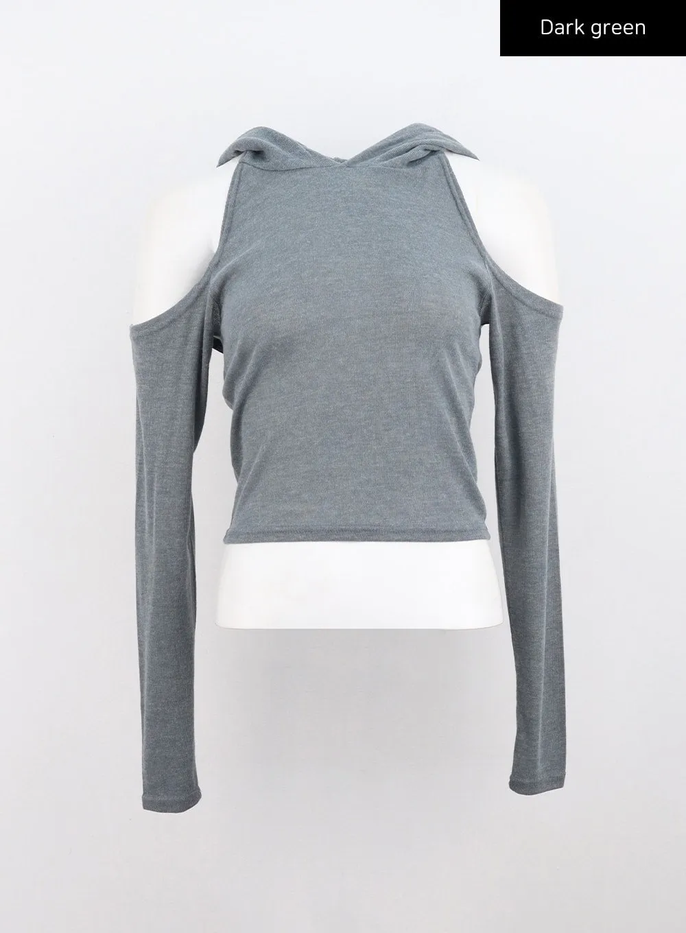 Cut-Out Long Sleeve Hoodie CO330