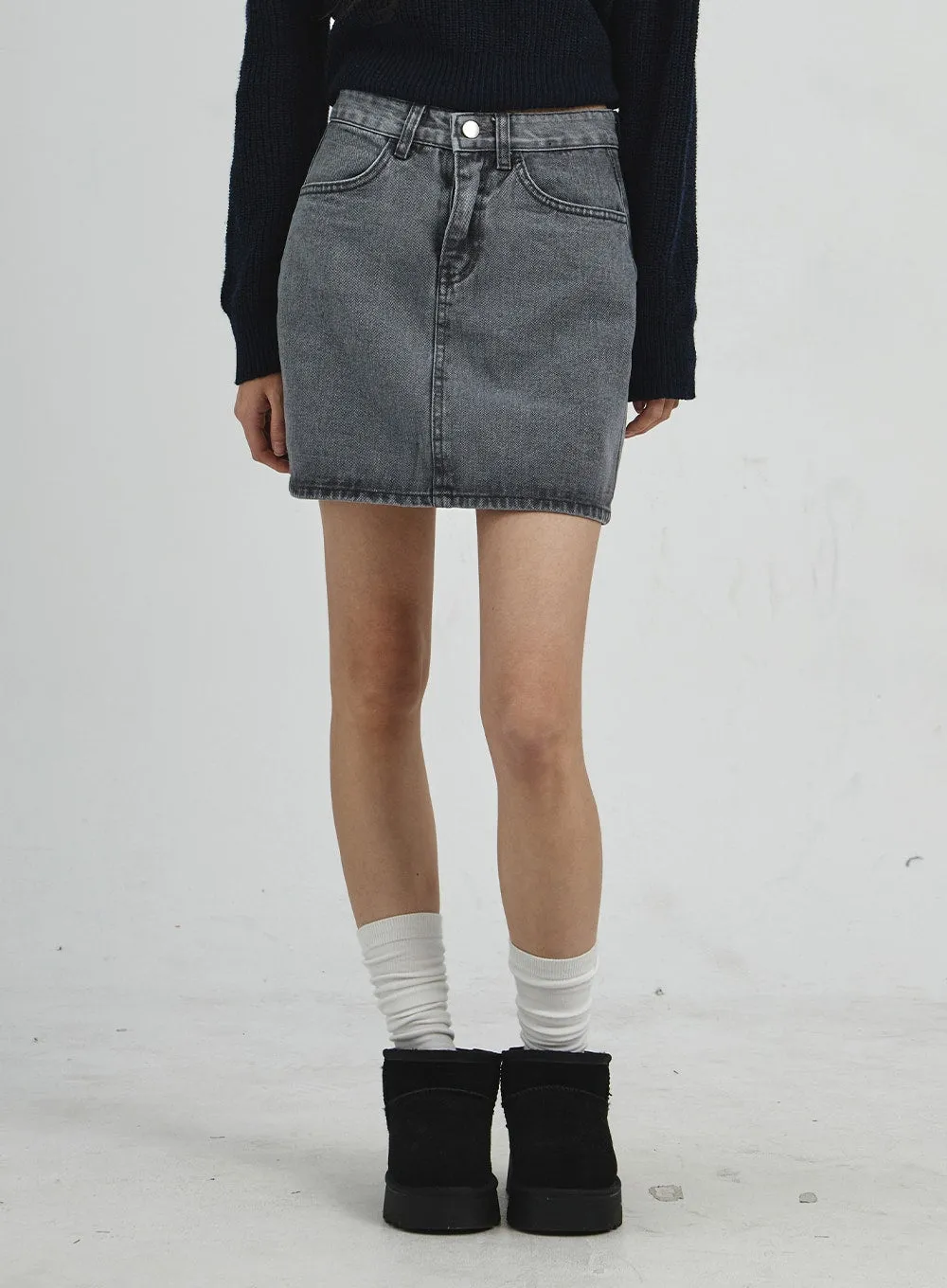 Denim Mini Skirt CD07