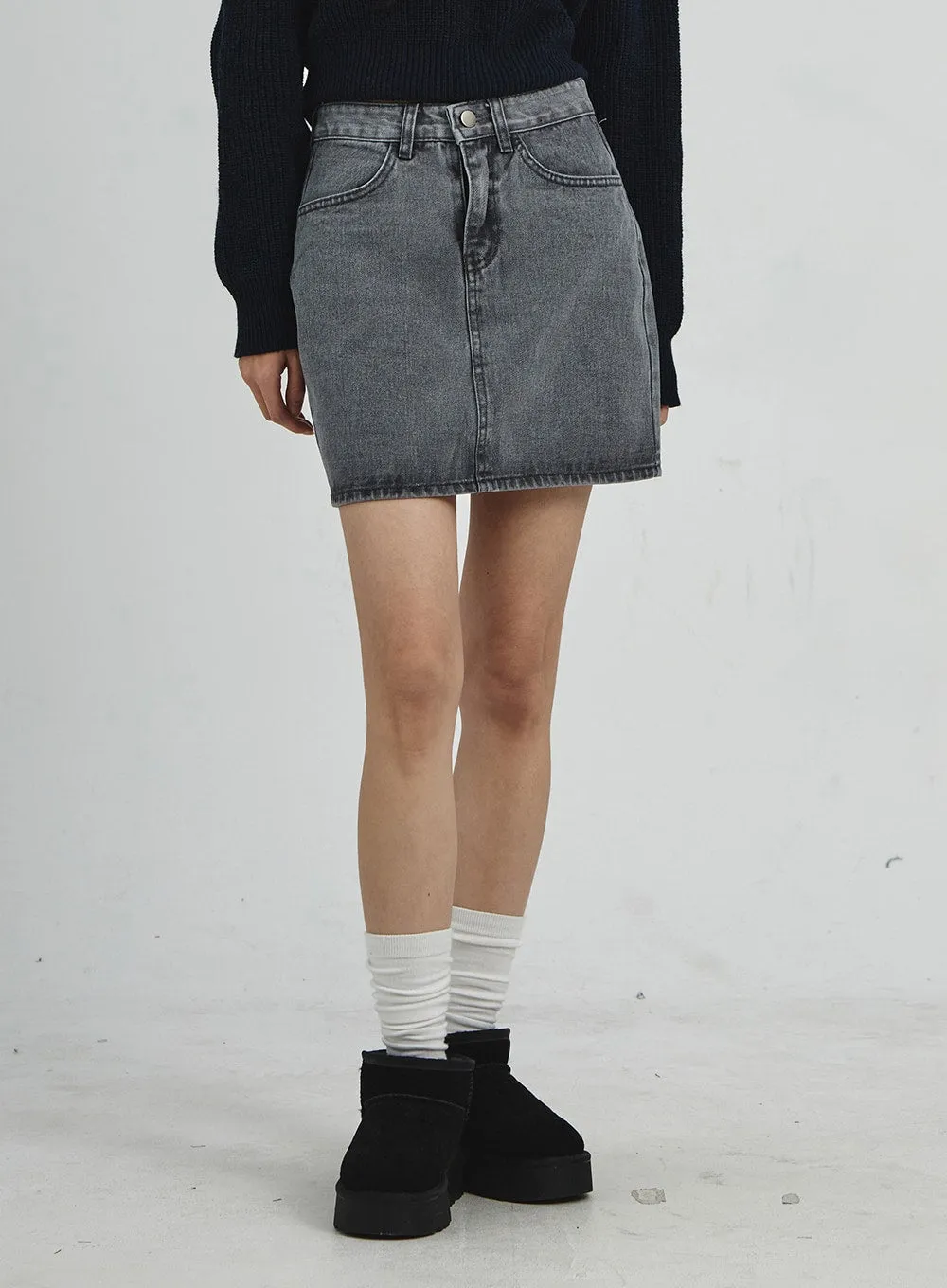 Denim Mini Skirt CD07