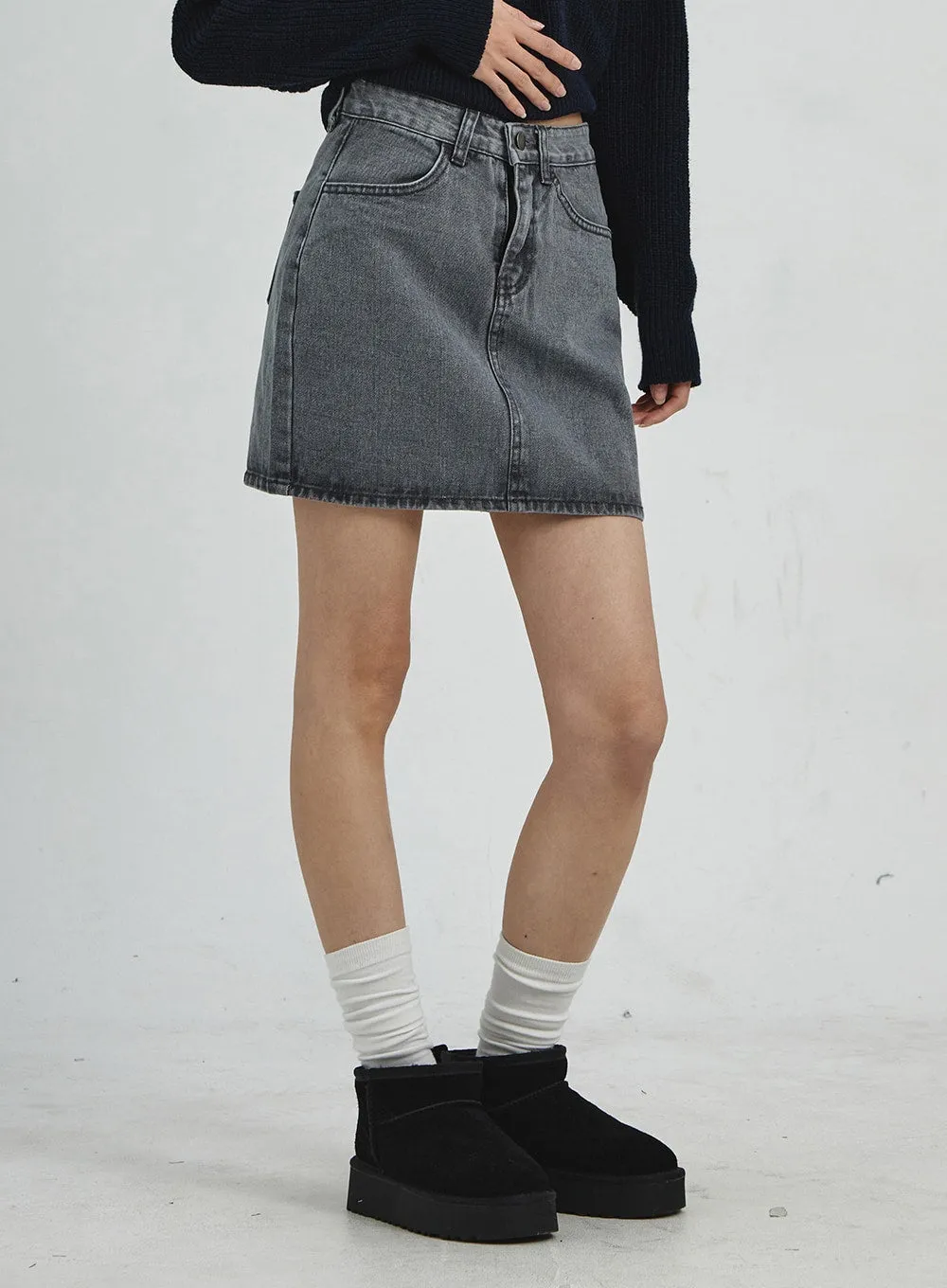 Denim Mini Skirt CD07