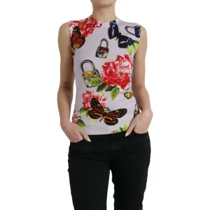 Dolce & Gabbana Elegant Cashmere-Silk Blend Tank Top