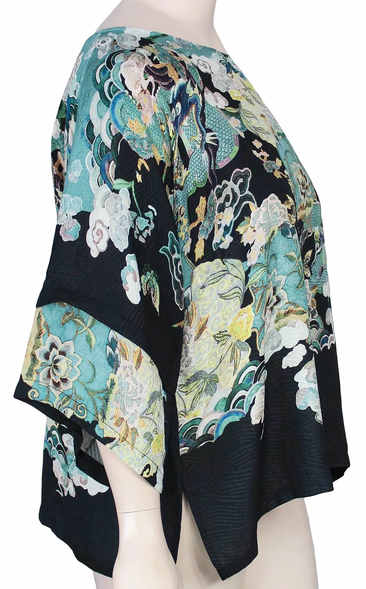 Dressori Silk Kimono Sleeve Top