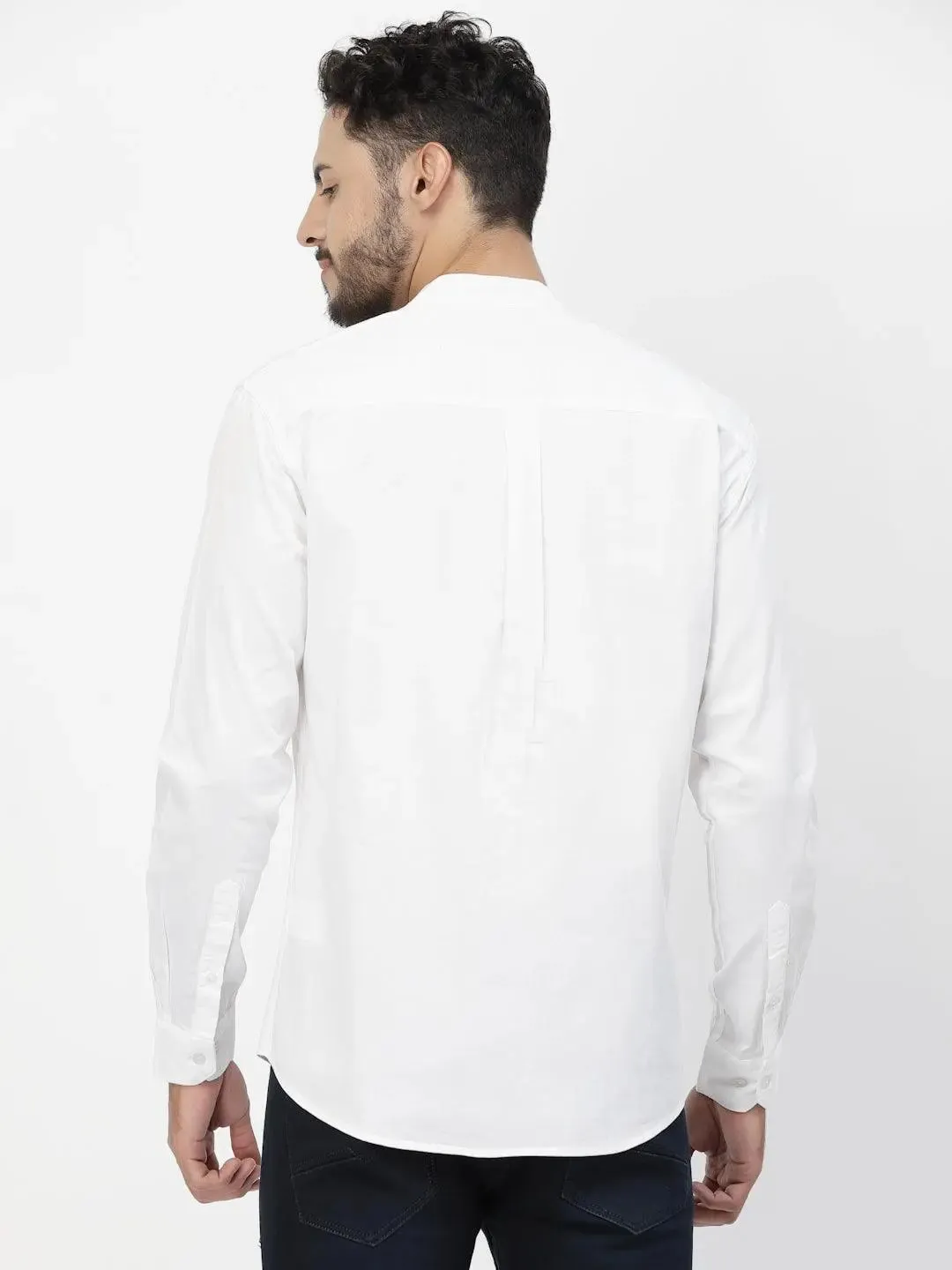 Easy Care Mandarin Casual Shirt