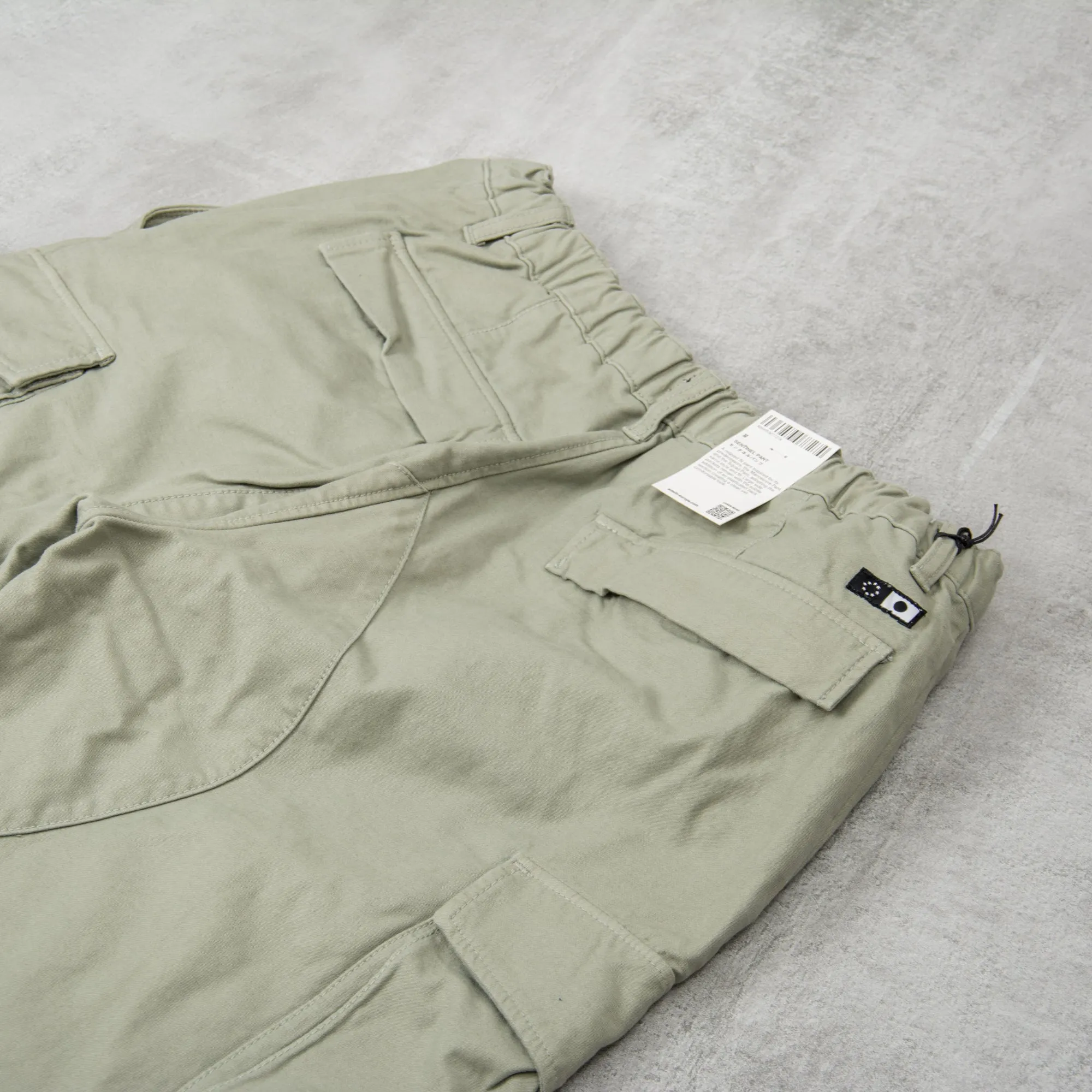 Edwin Sentinel Cargo Pant Back Sateen - Iceberg Green