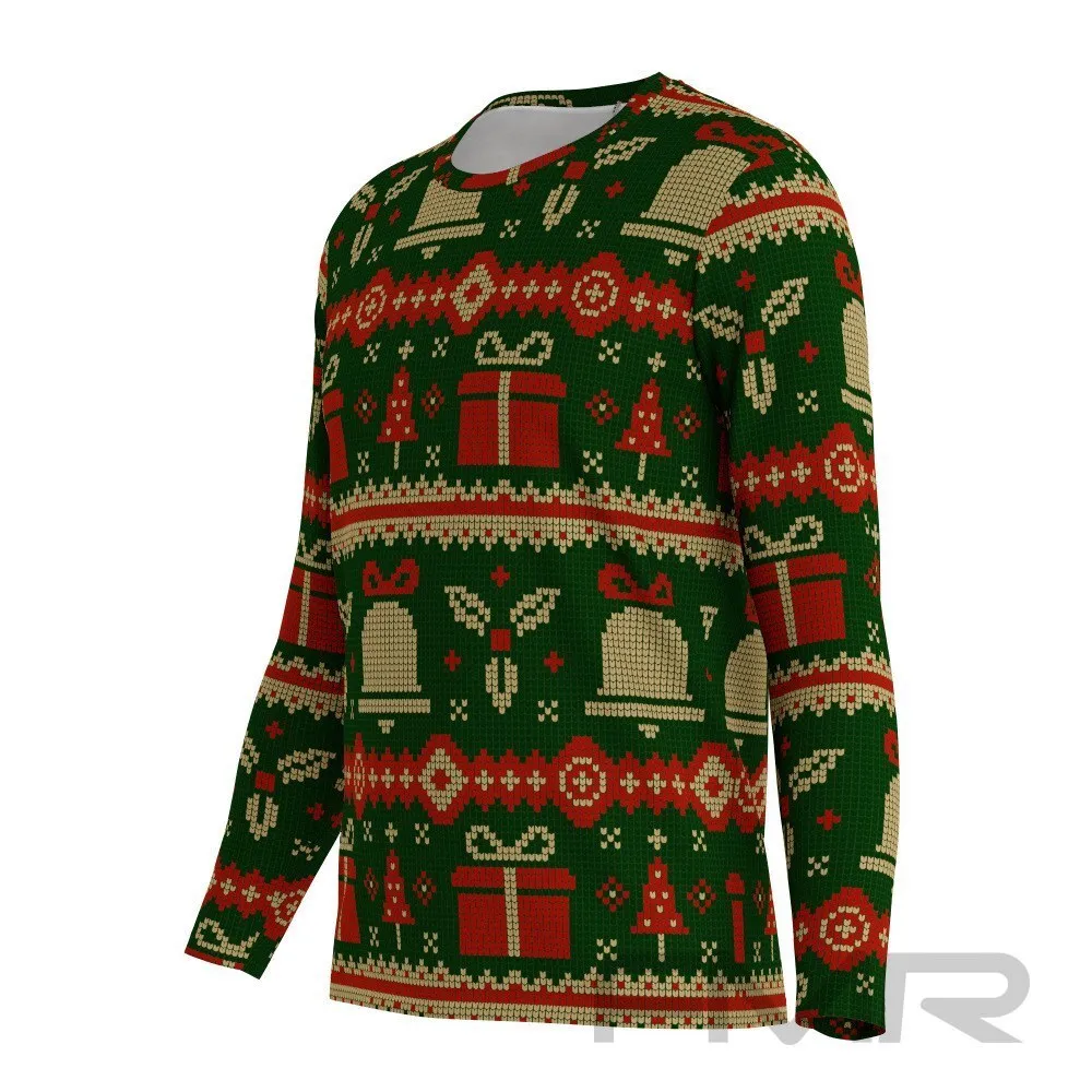 FMR Men's Green Ugly Sweater Long Sleeve Shirt