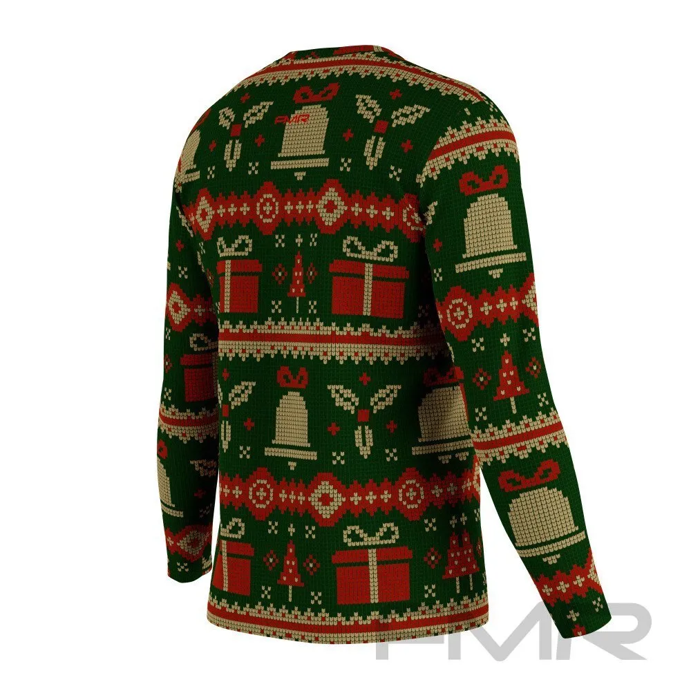 FMR Men's Green Ugly Sweater Long Sleeve Shirt