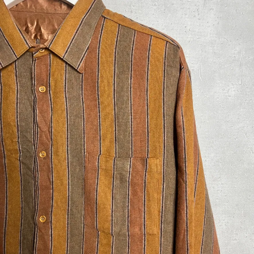 FRANCE製 / STRIPE PATTERN SHIRT / XL