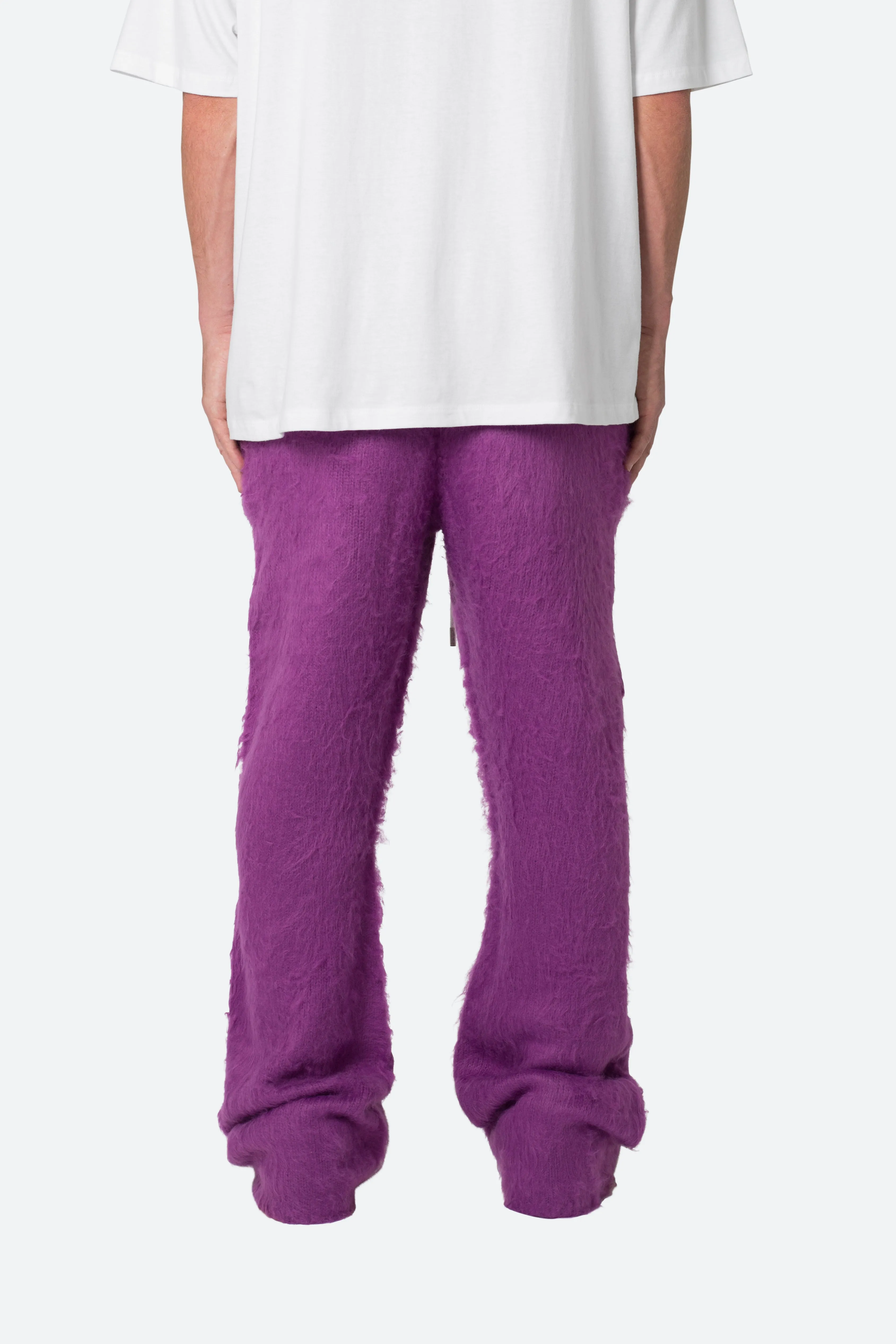 Fuzzy Sweatpants - Purple