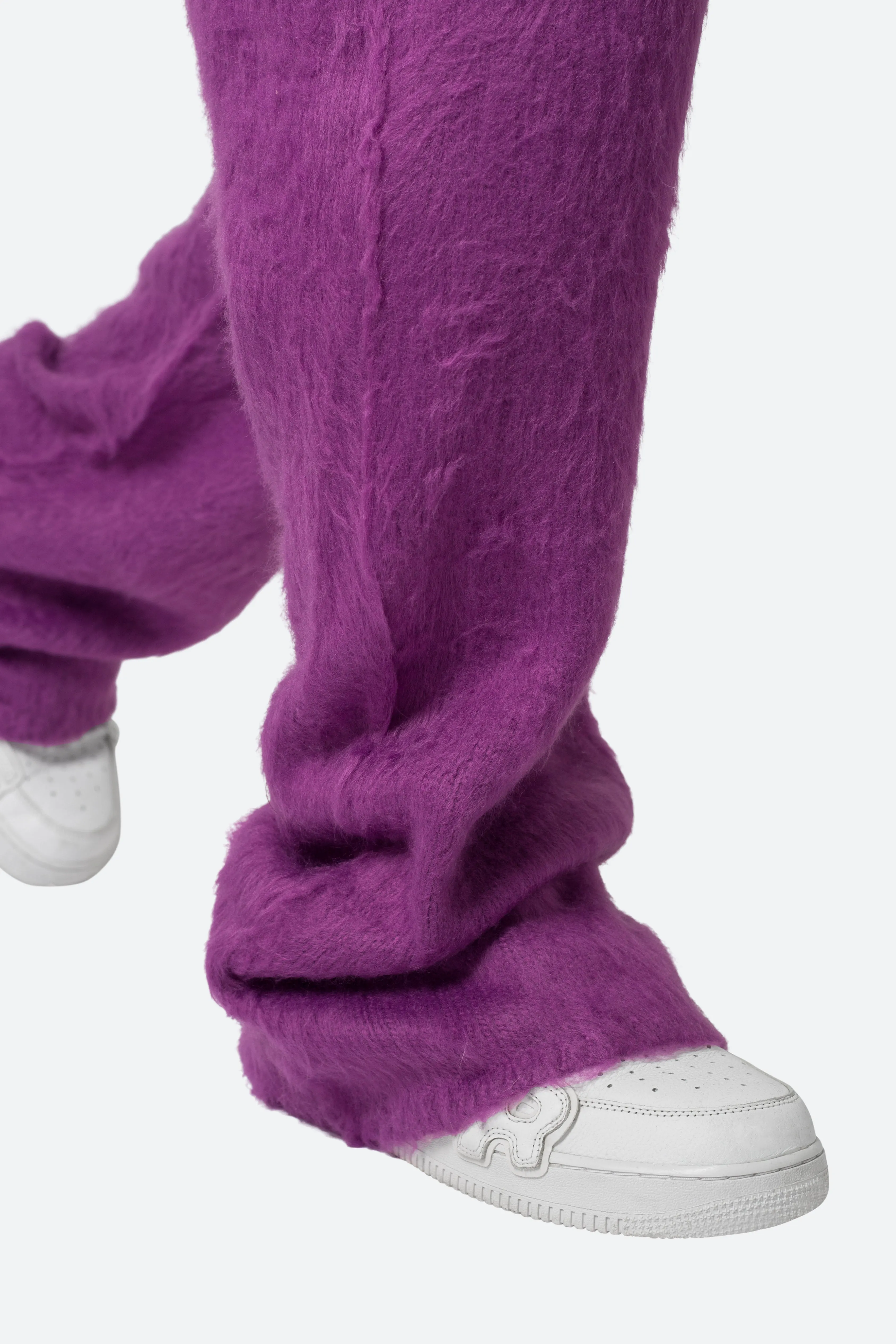 Fuzzy Sweatpants - Purple