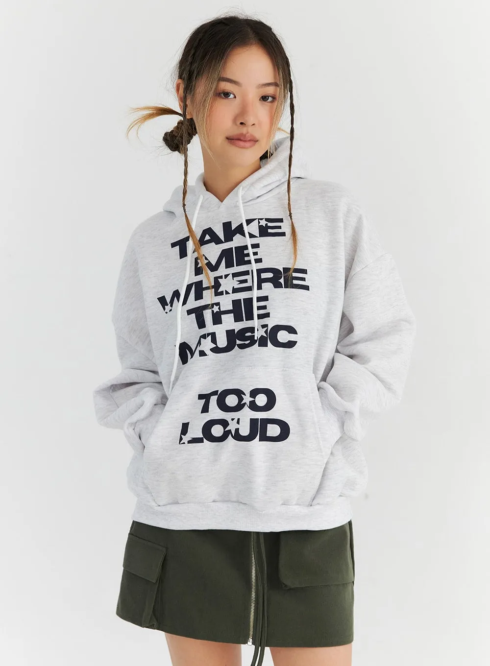 Graphic Oversized Hoodie Sweatshirt CN310