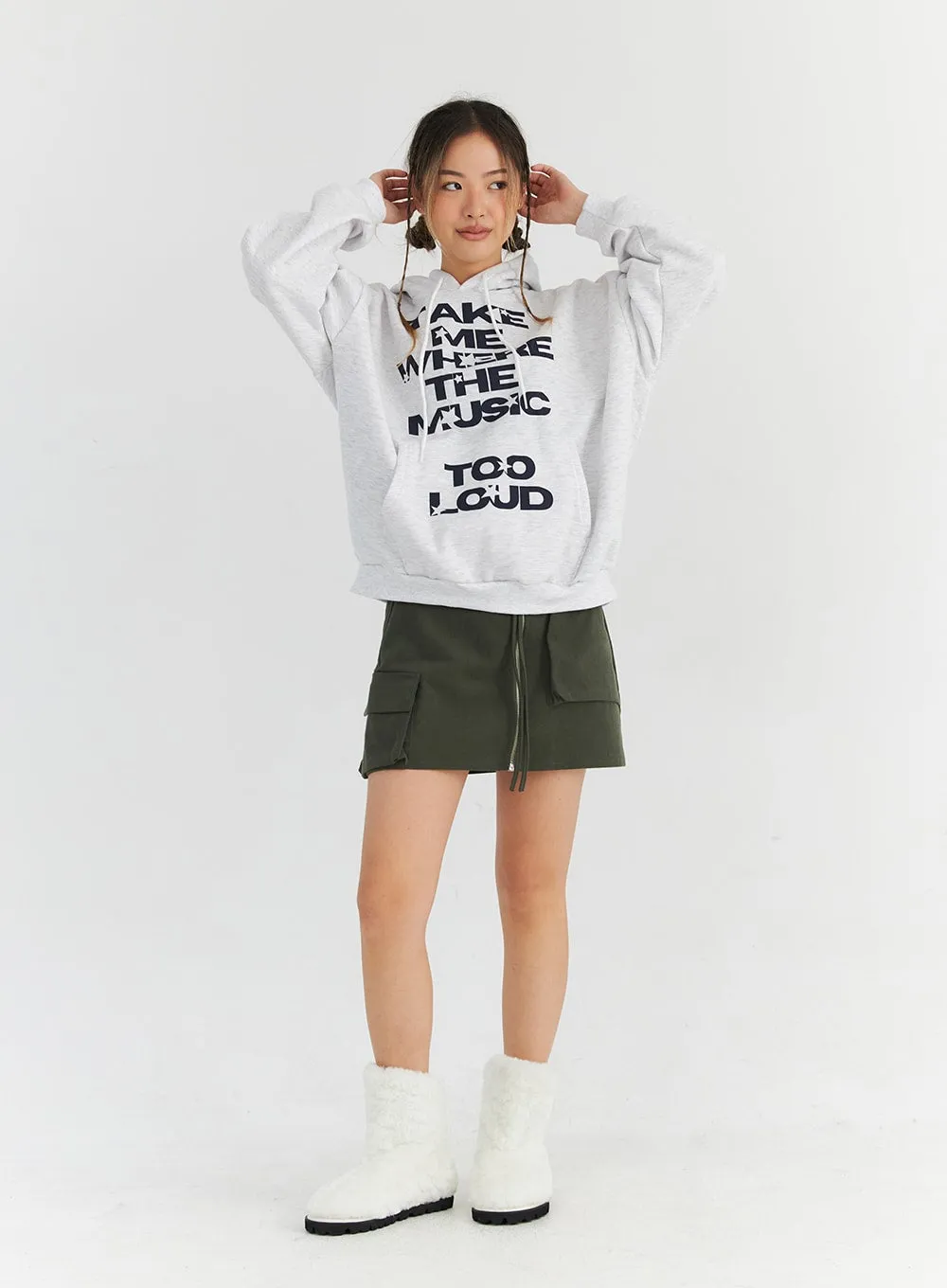 Graphic Oversized Hoodie Sweatshirt CN310