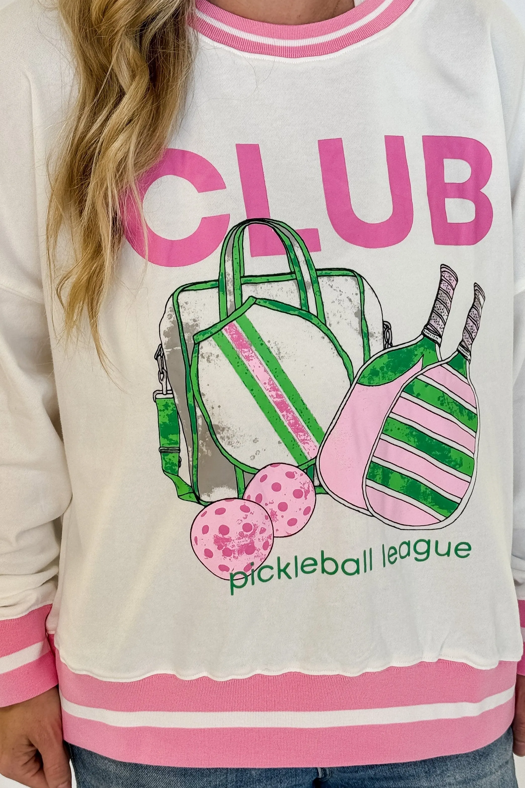 Graphic Sweater Pickleball League