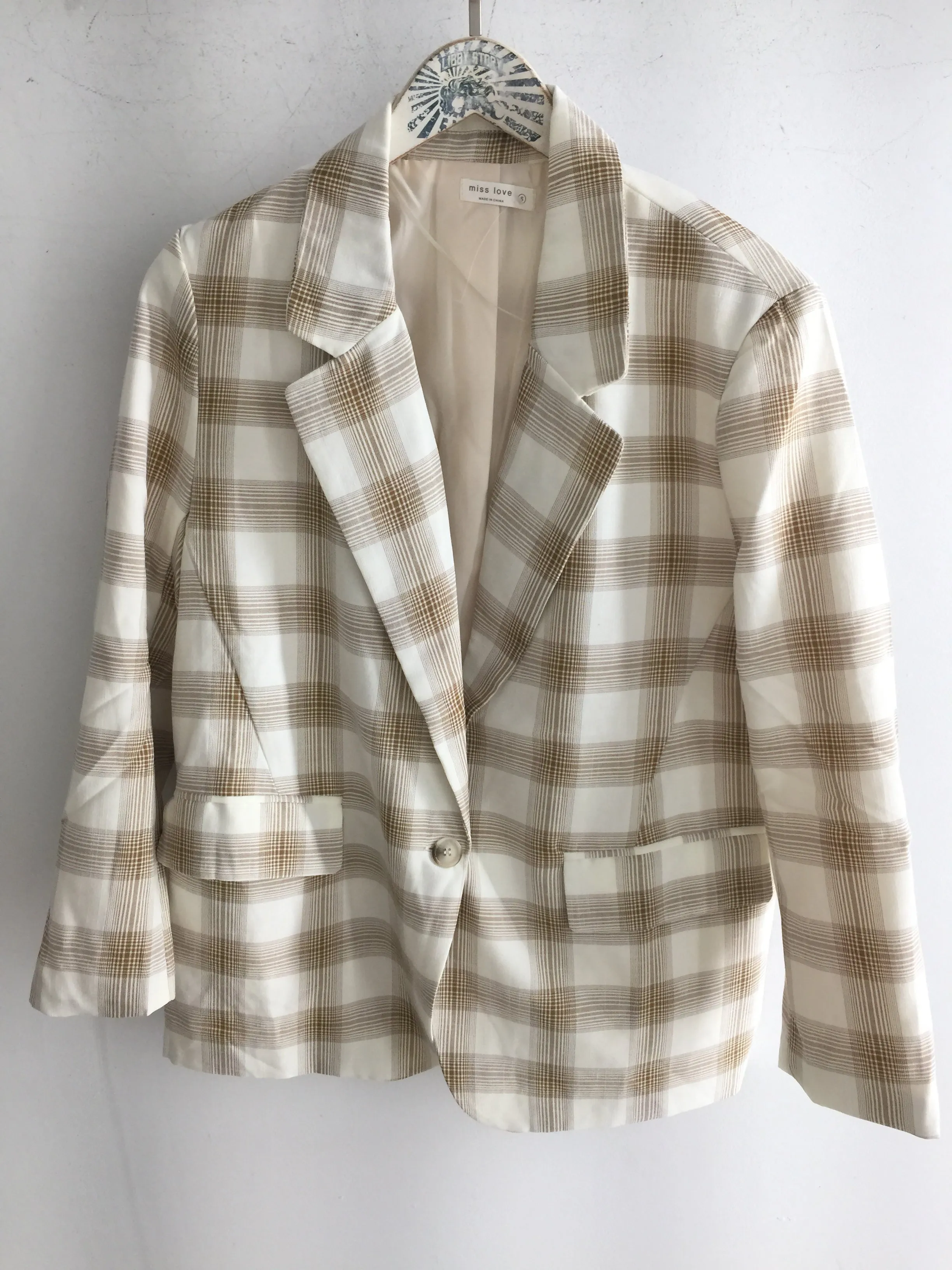 Halley Plaid Blazer