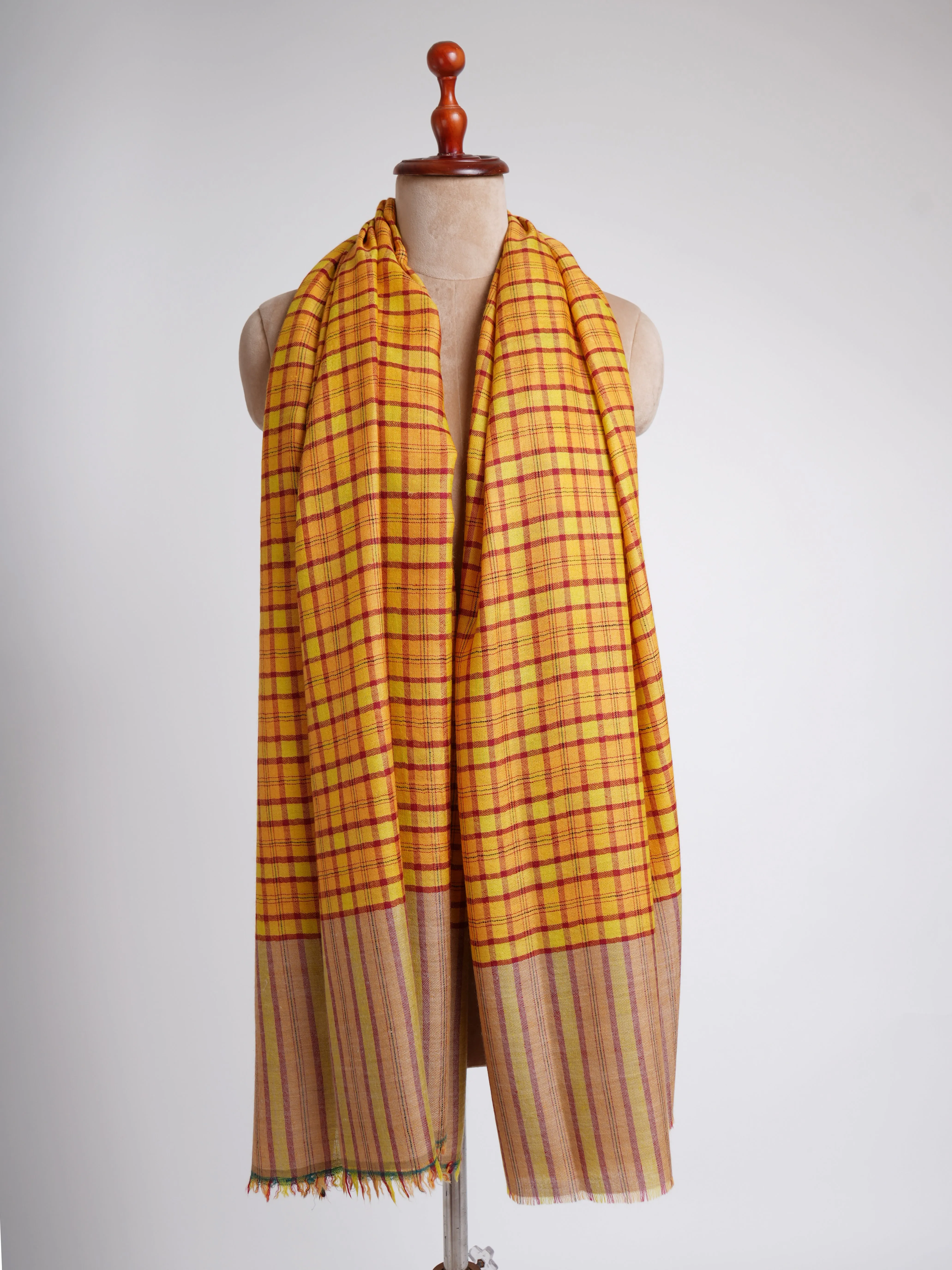 Handwoven Pure Pashmina Shawl from Kashmir