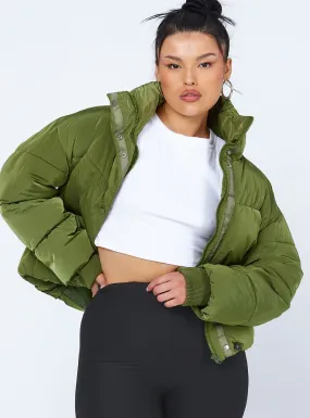 Harmonie Puffer Jacket Green