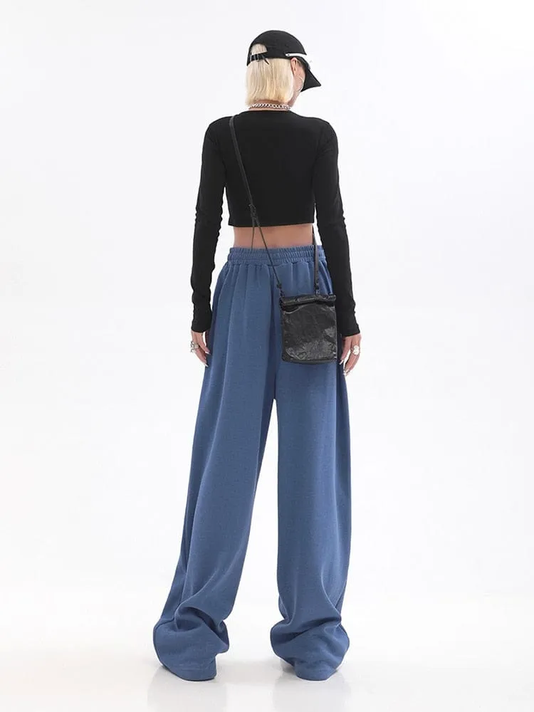 High Waist Drawstring Sweatpants