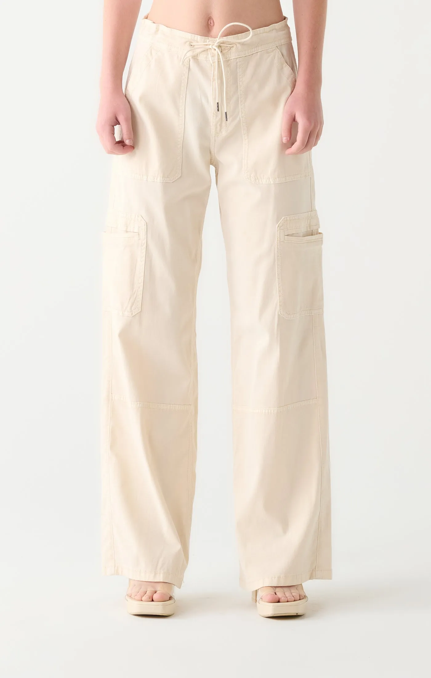 High Waist Wide Leg Cargo Pant (Dex) (Plus)