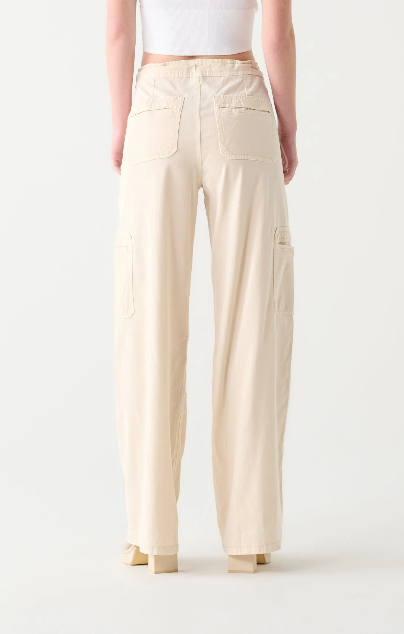 High Waist Wide Leg Cargo Pant (Dex) (Plus)