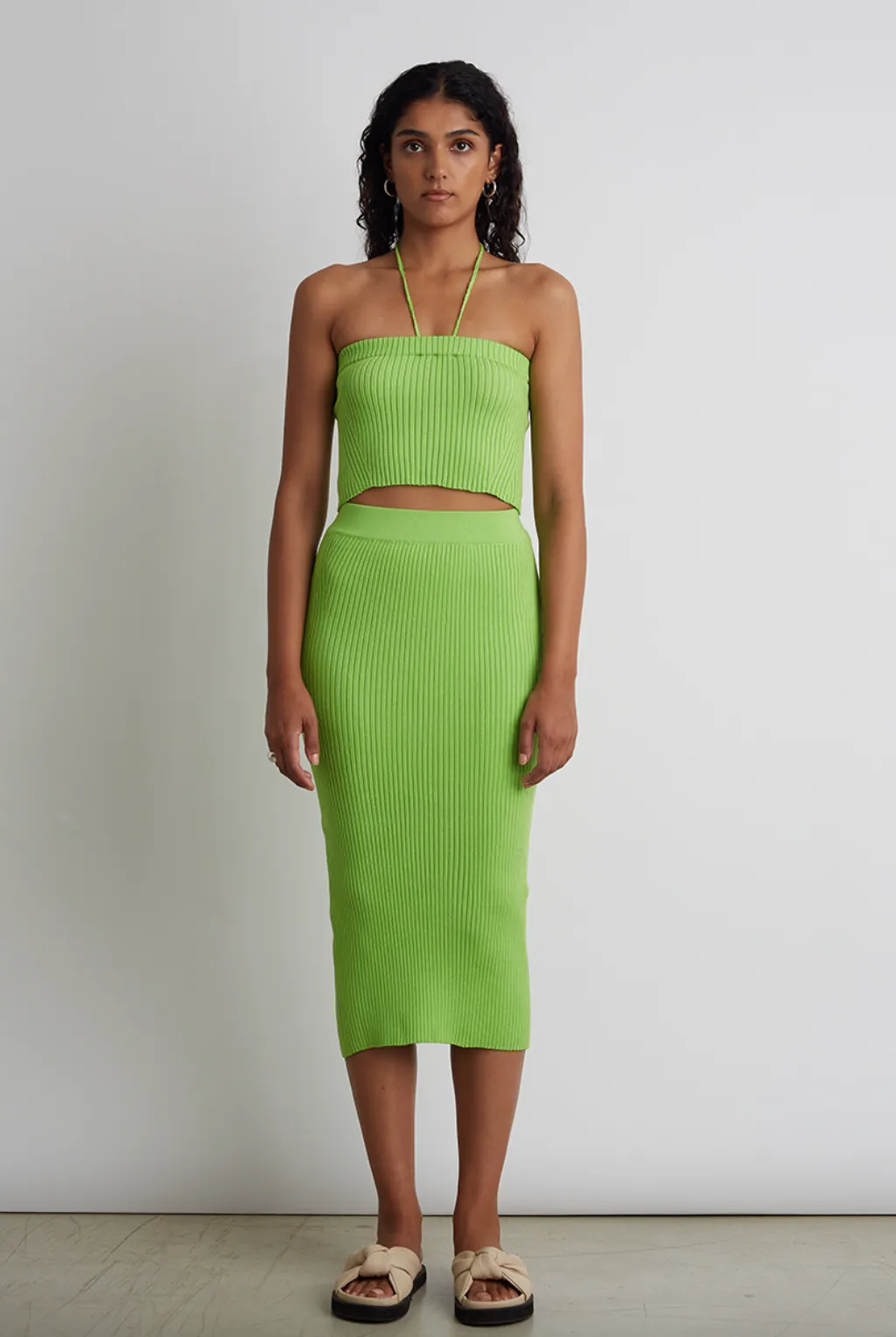 Kaia Tube Top - Lime