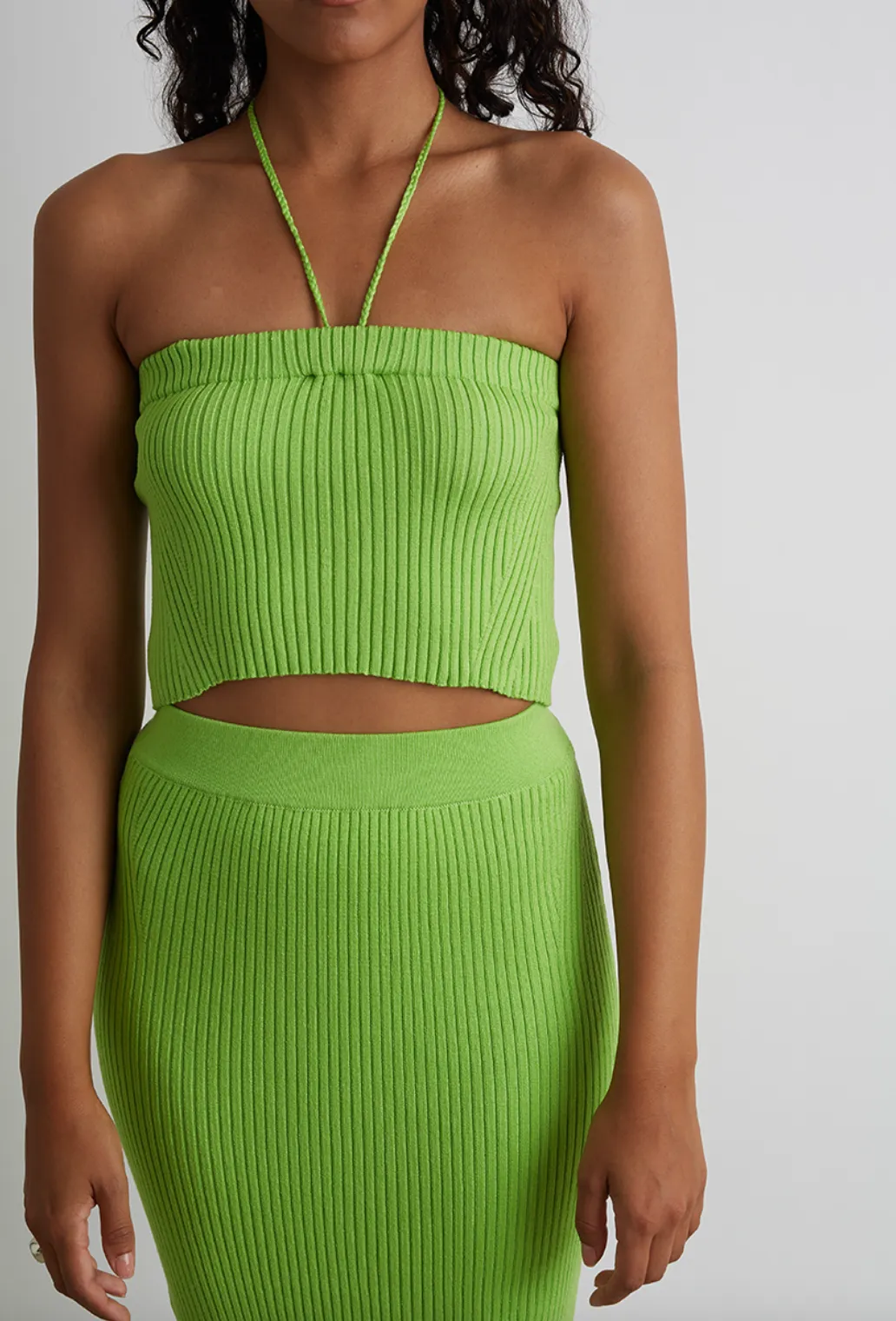 Kaia Tube Top - Lime