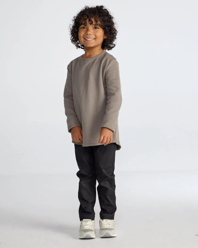 Kid's Thermal Drop-Cut Long Sleeve