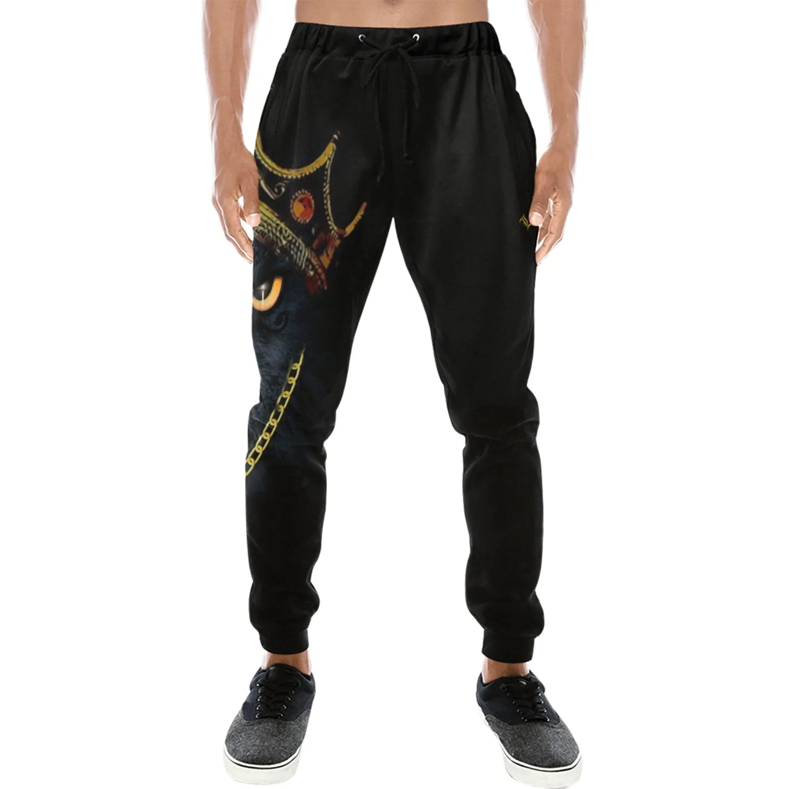 KING LACHOUETT Men's All Over Print Sweatpants