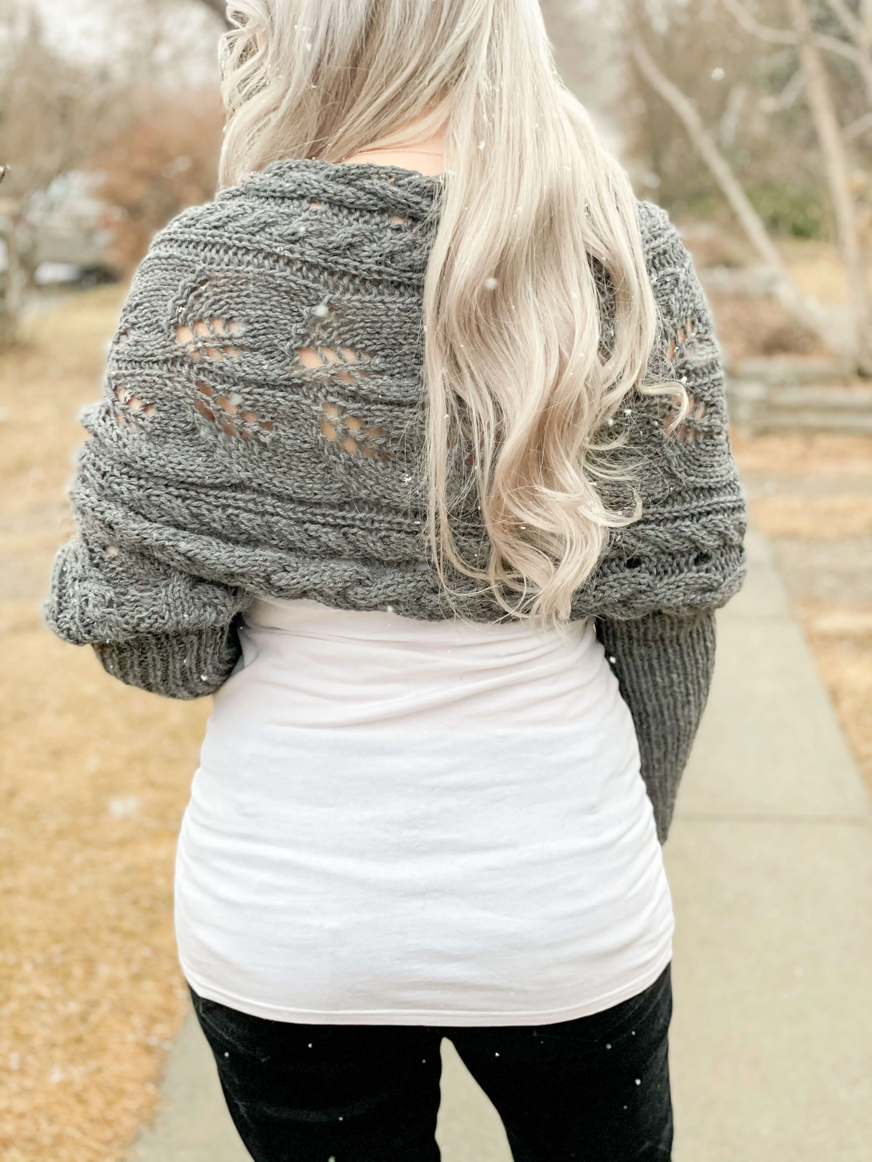 Knit Kit - Wrapped Up in Cables Sweater Scarf