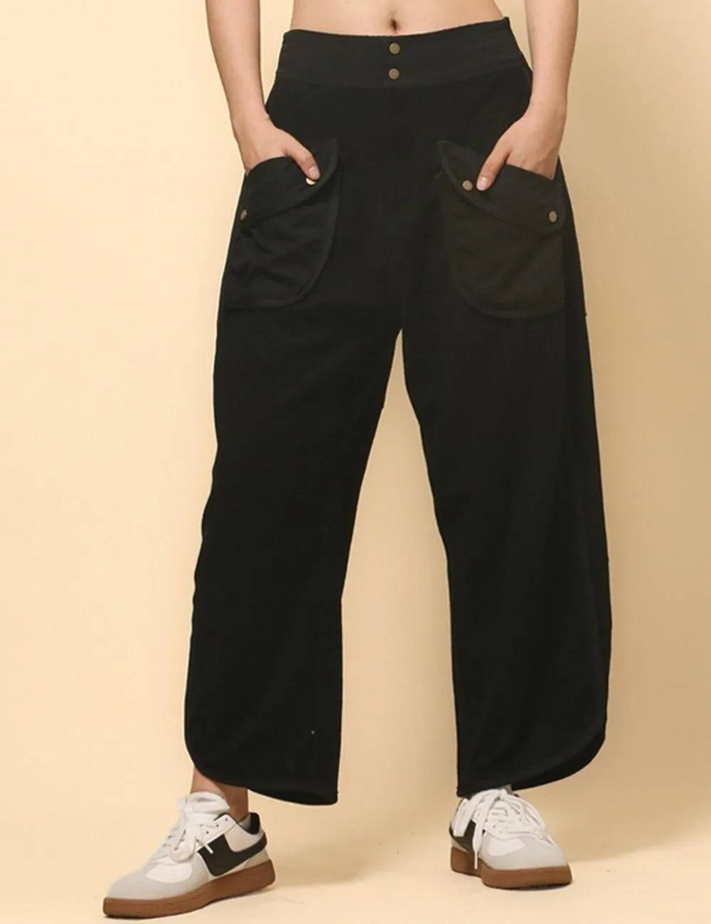 Ladies Relaxed Sweatpants Casual Pockets Pants SKP513