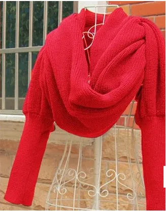 Ladie's Wool Sweater Scarf