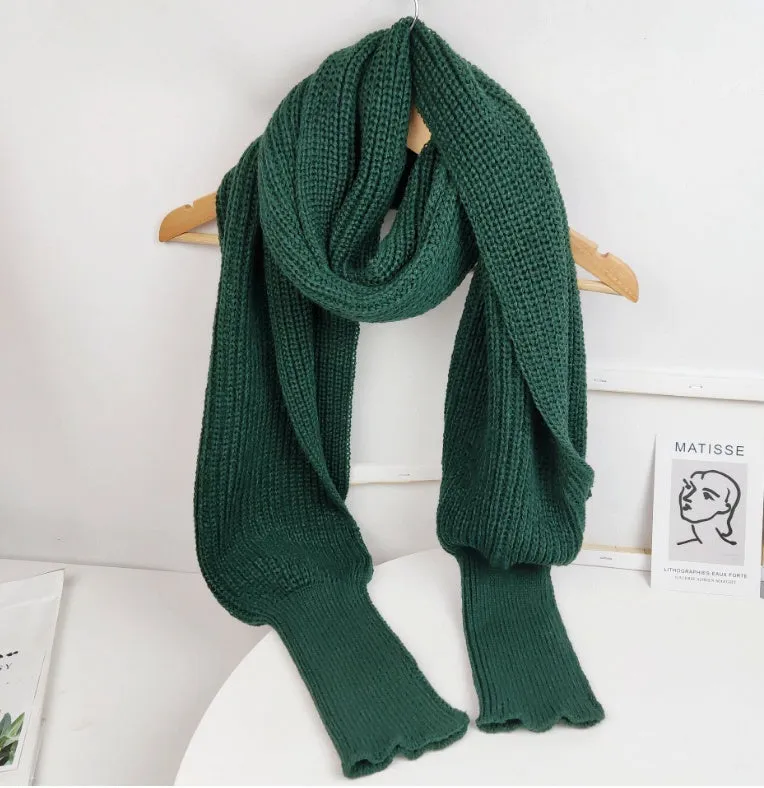 Ladie's Wool Sweater Scarf