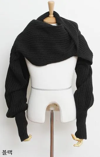 Ladie's Wool Sweater Scarf